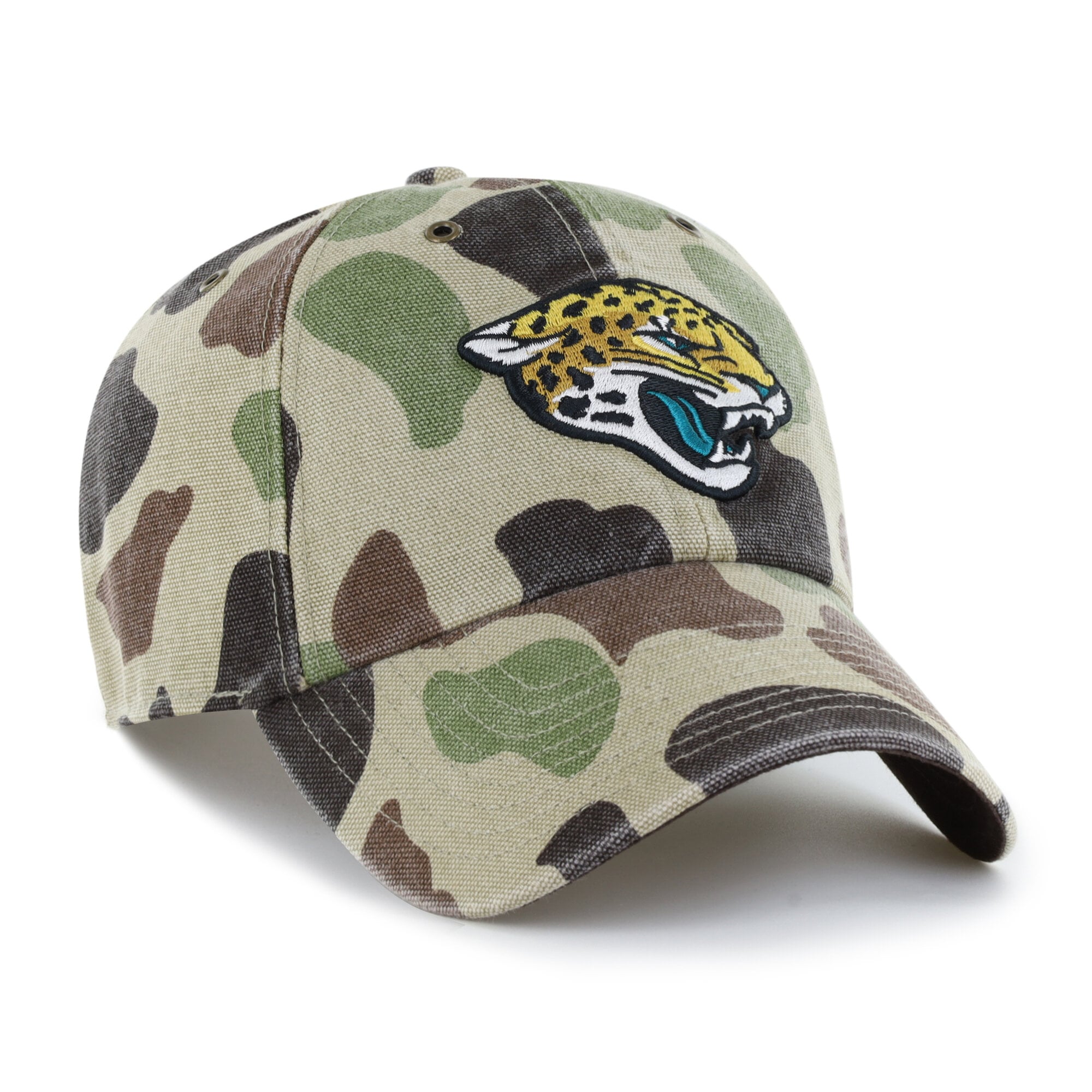 Casquette ajustable Carhartt x '47 Duck Camo Jacksonville Jaguars Clean Up pour homme
