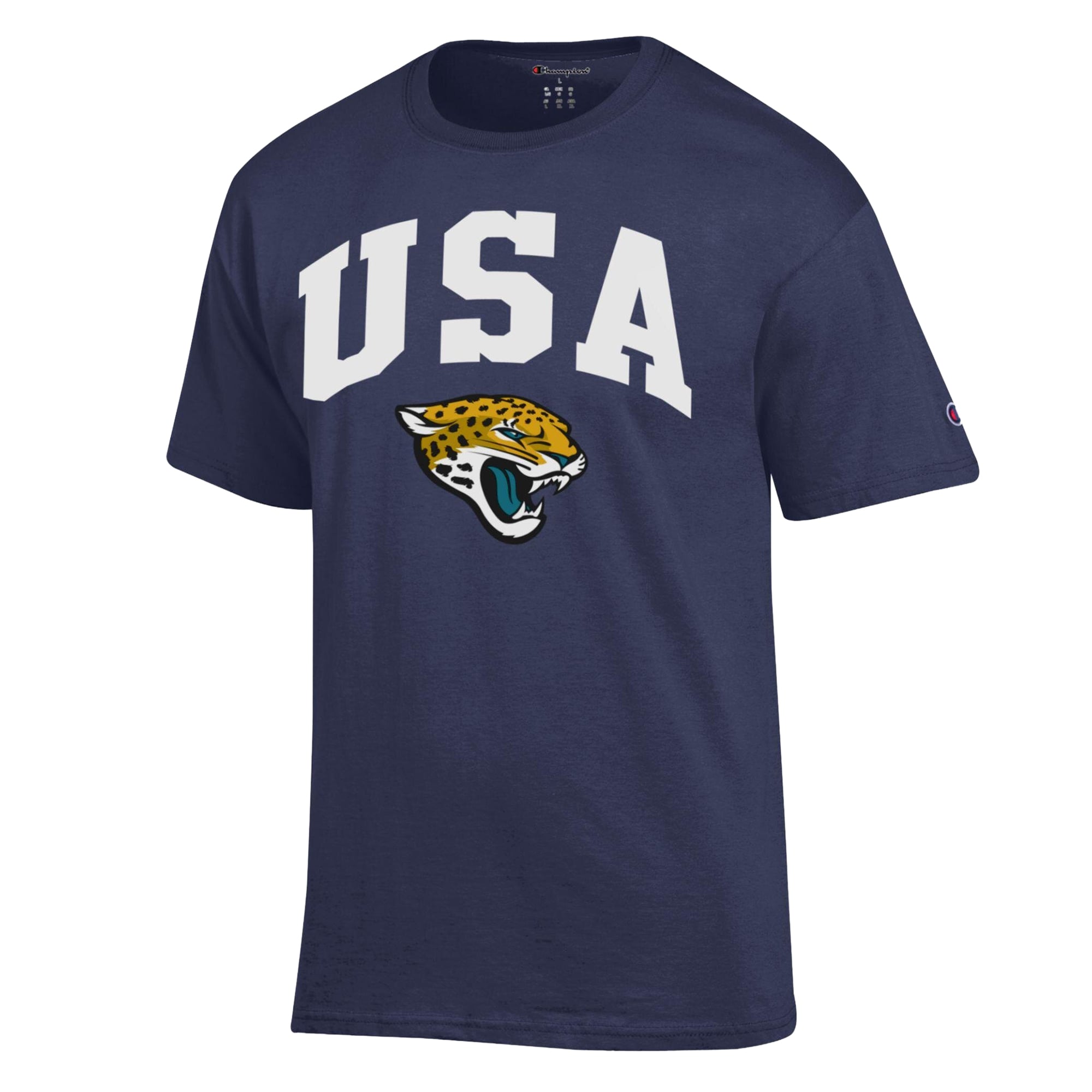Men's Champion Navy Jacksonville Jaguars Americana T-Shirt