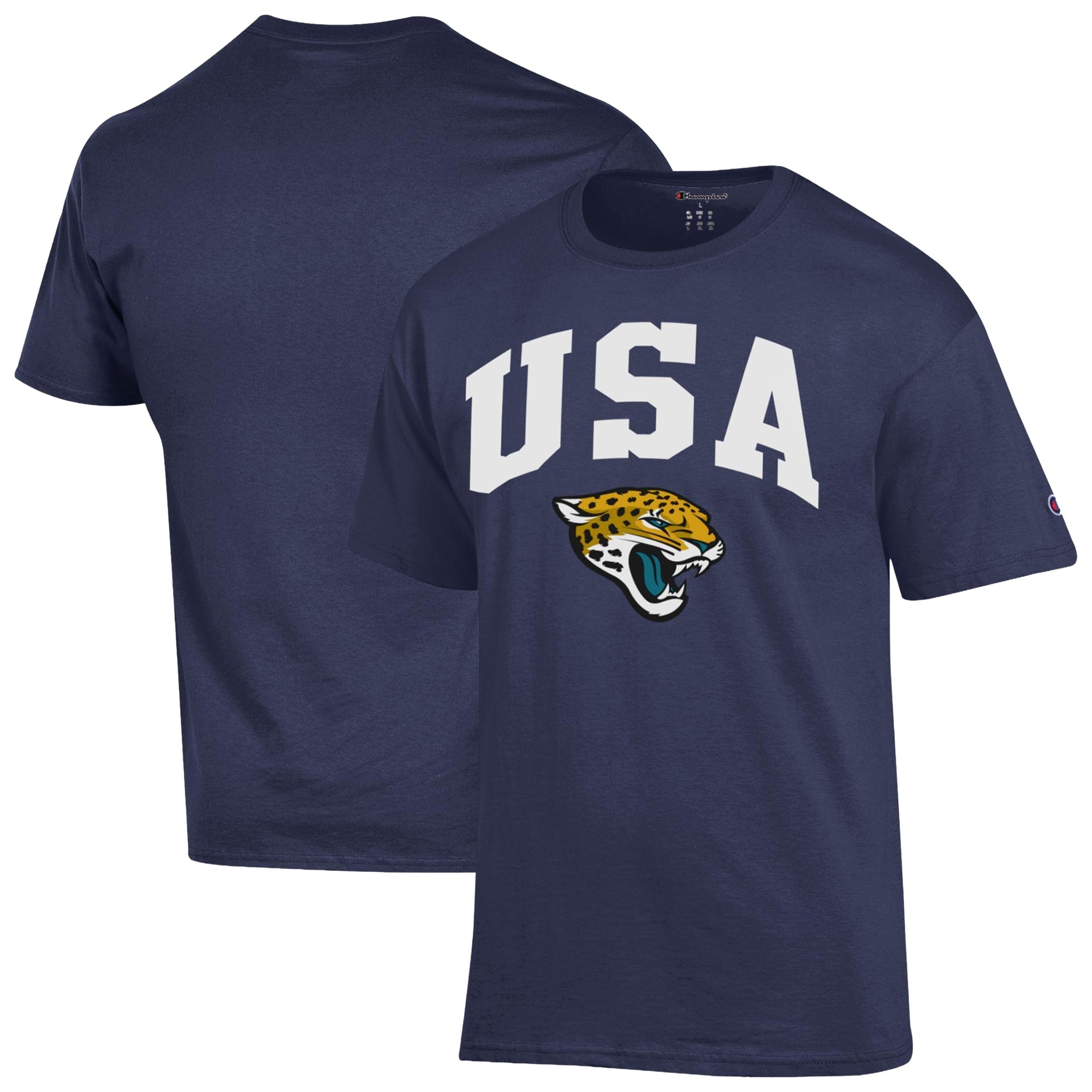 Men's Champion Navy Jacksonville Jaguars Americana T-Shirt