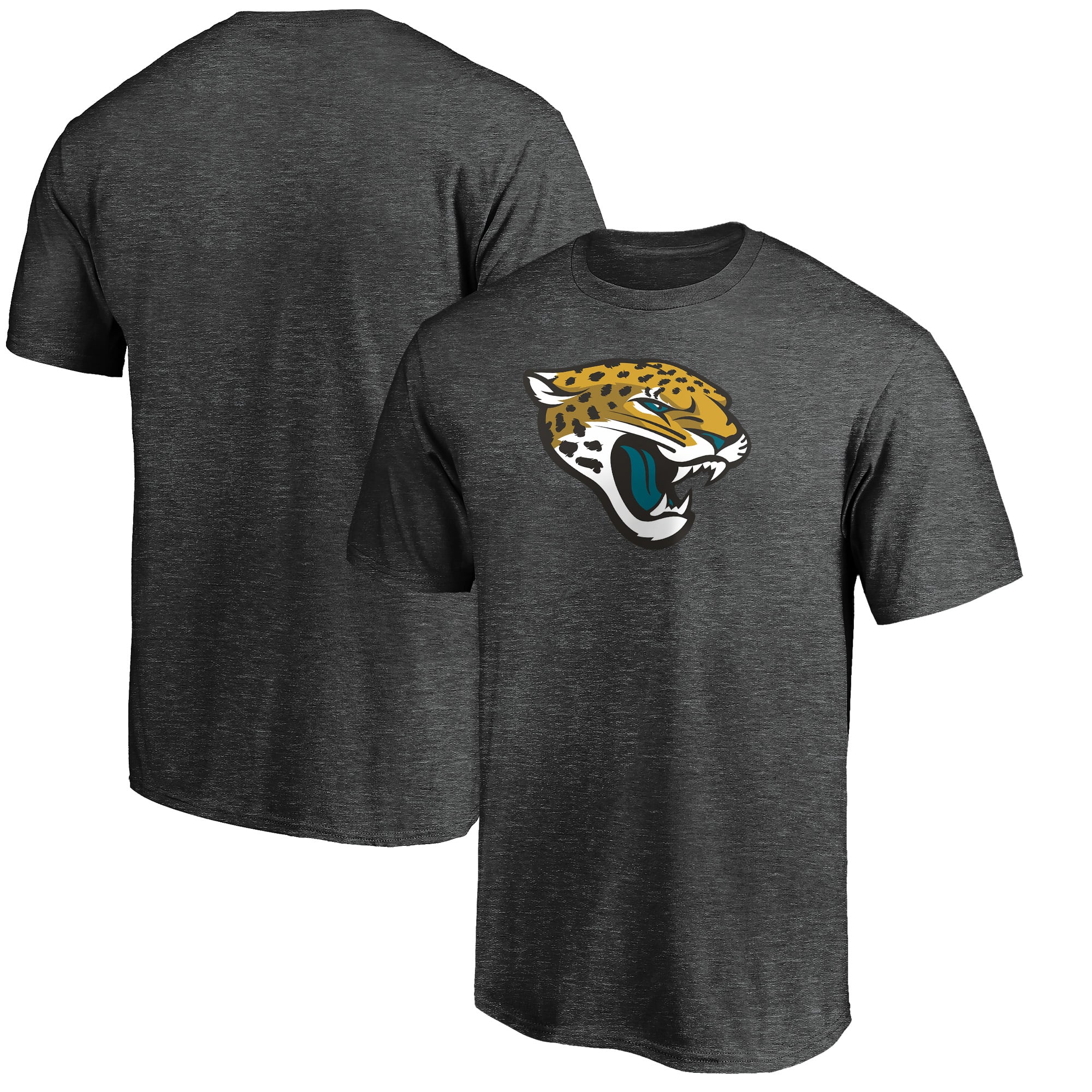 Men's  Charcoal Jacksonville Jaguars Primary Logo T-Shirt