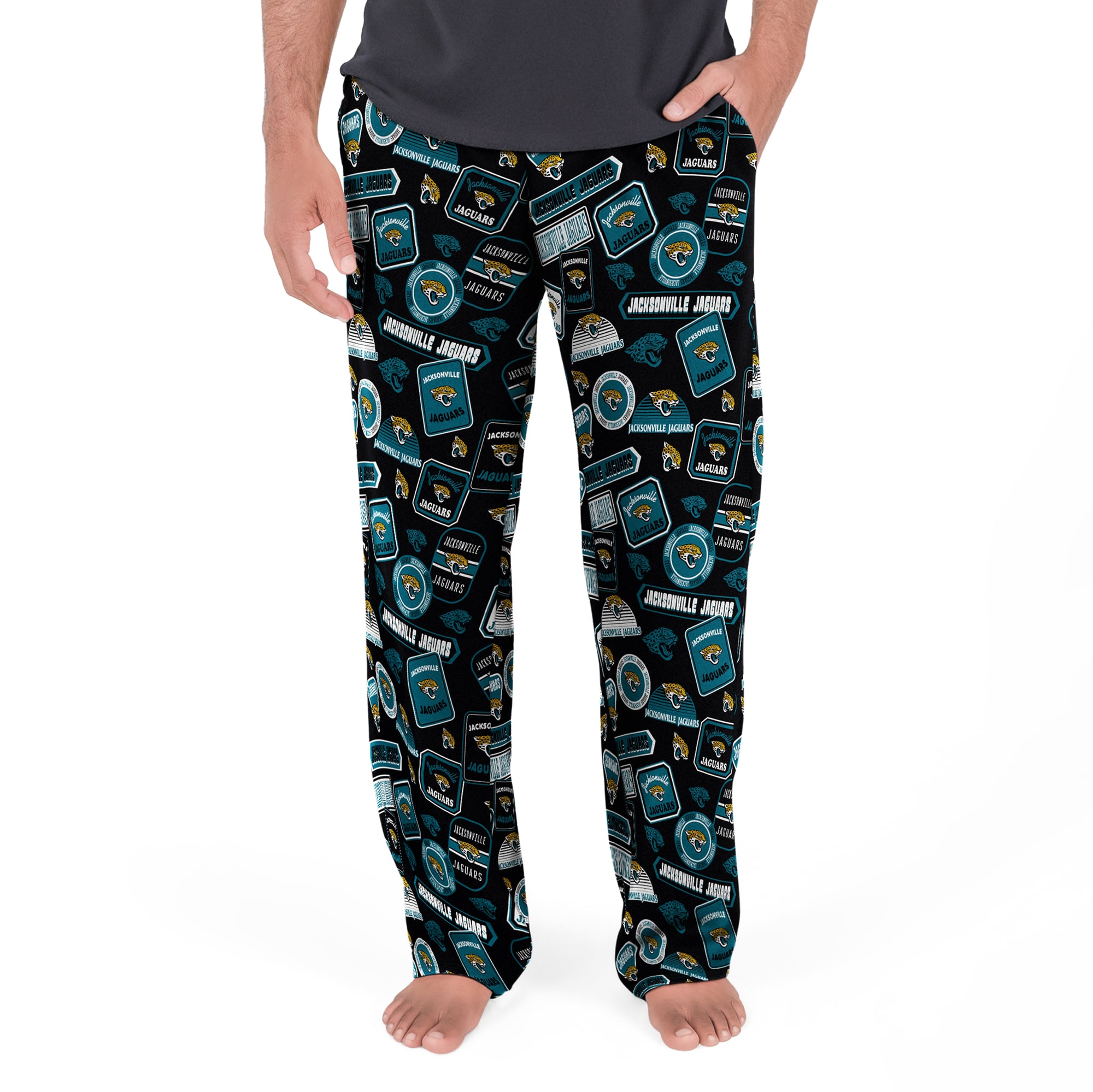 Men's Concepts Sport Black Jacksonville Jaguars Grady Sleep Pants