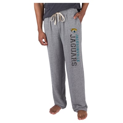  Jacksonville Jaguars Concepts Sport Mainstream French Terry Tri-Blend Sweatpants - Gray