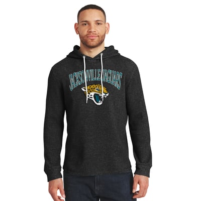 Jacksonville Jaguars Darius Rucker Collection by Fanatics Waffle Knit Hooded Tri-Blend Long Sleeve T-Shirt - Black