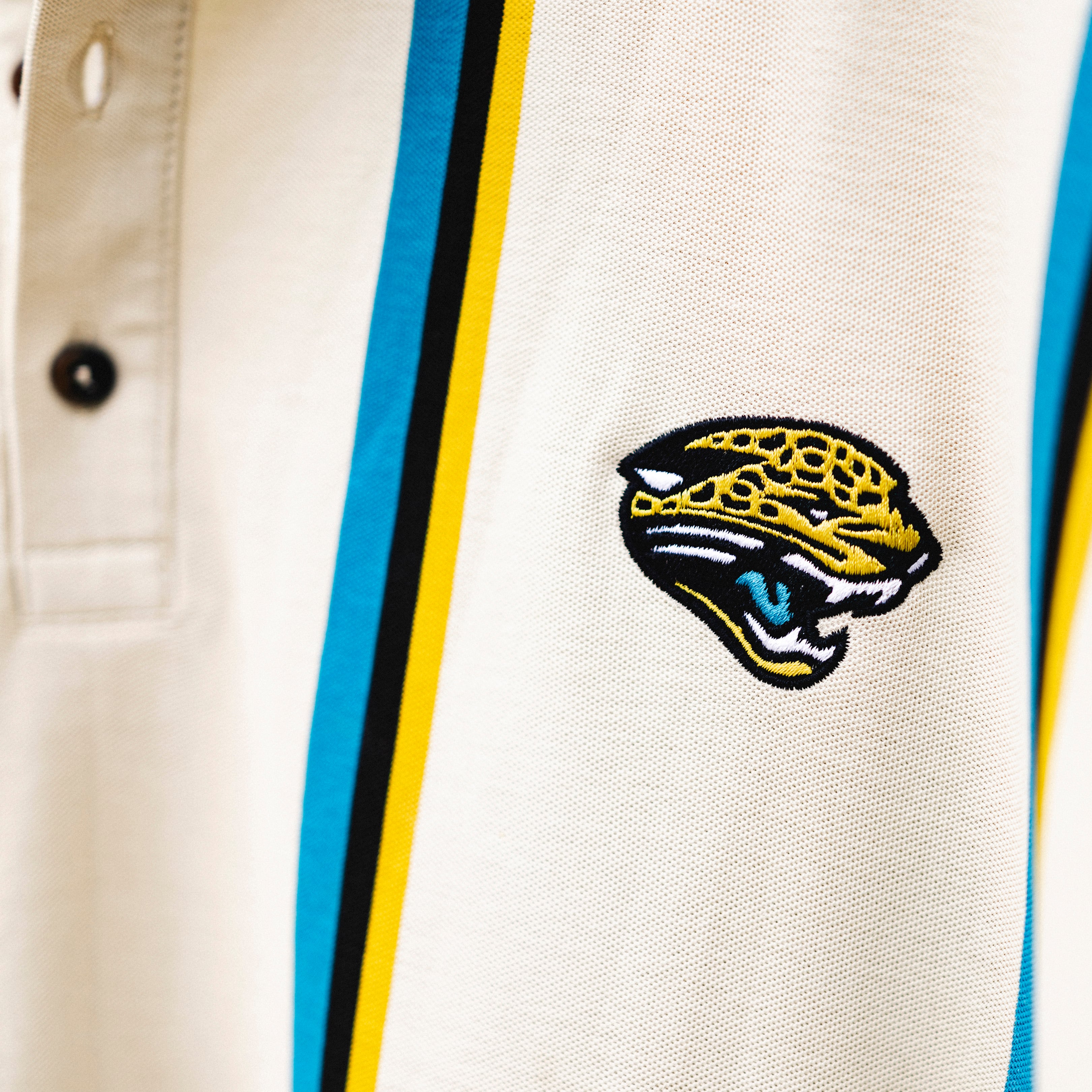 Men's Del Campo x Jacksonville Jaguars Natural Lot J Polo
