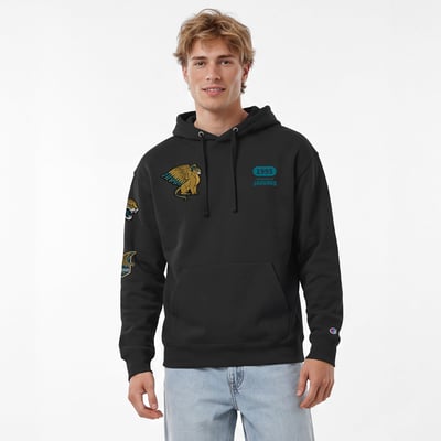 Jacksonville Jaguars Disney x Champion Pepita All-Star Hoodie - Black
