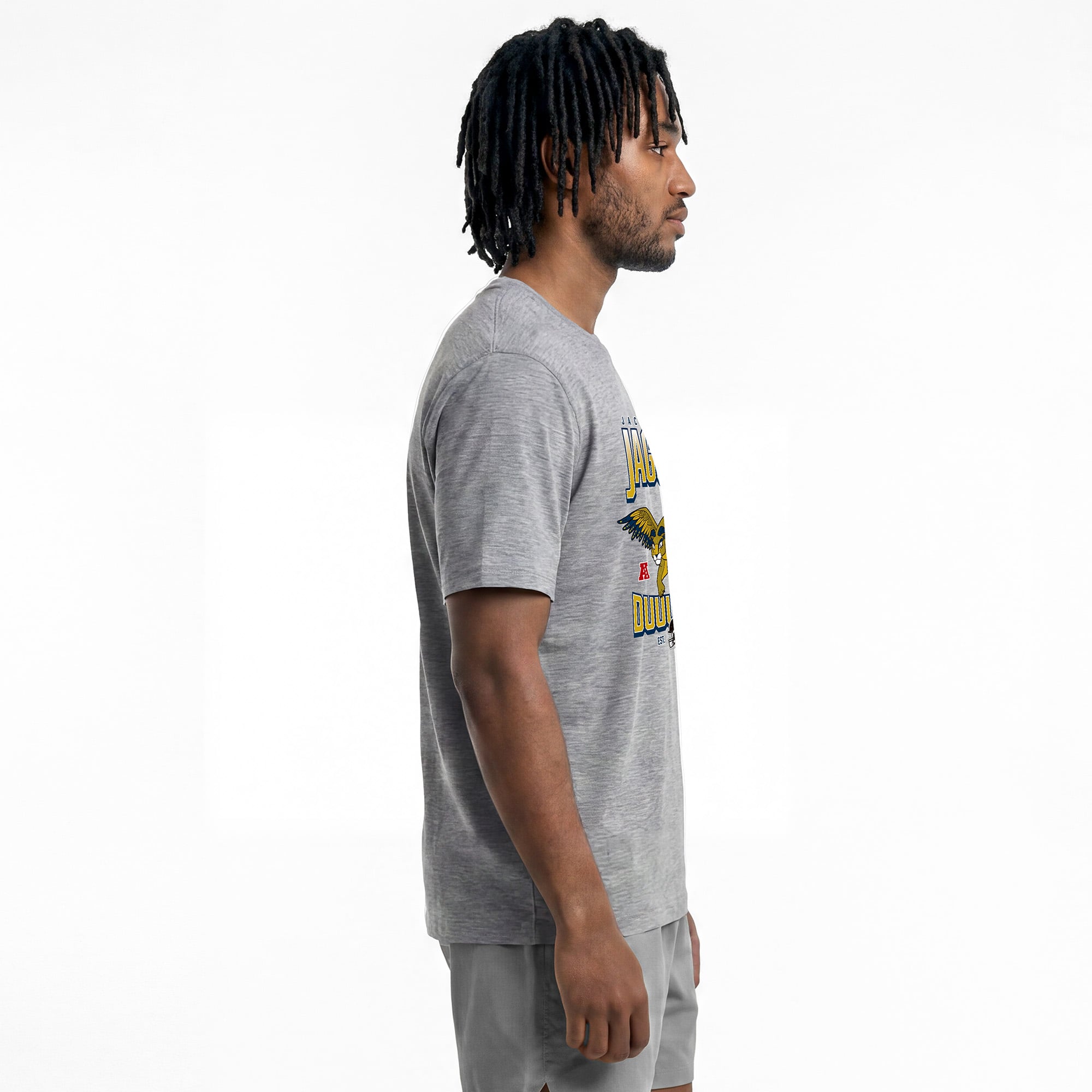 T-shirt homme Disney x Champion gris Jacksonville Jaguars Pepita All-Star