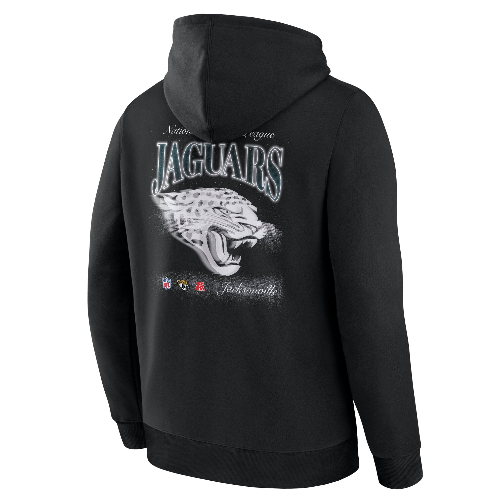Men's Fanatics Black Jacksonville Jaguars Nightfall Long Sleeve Fleece Hoodie