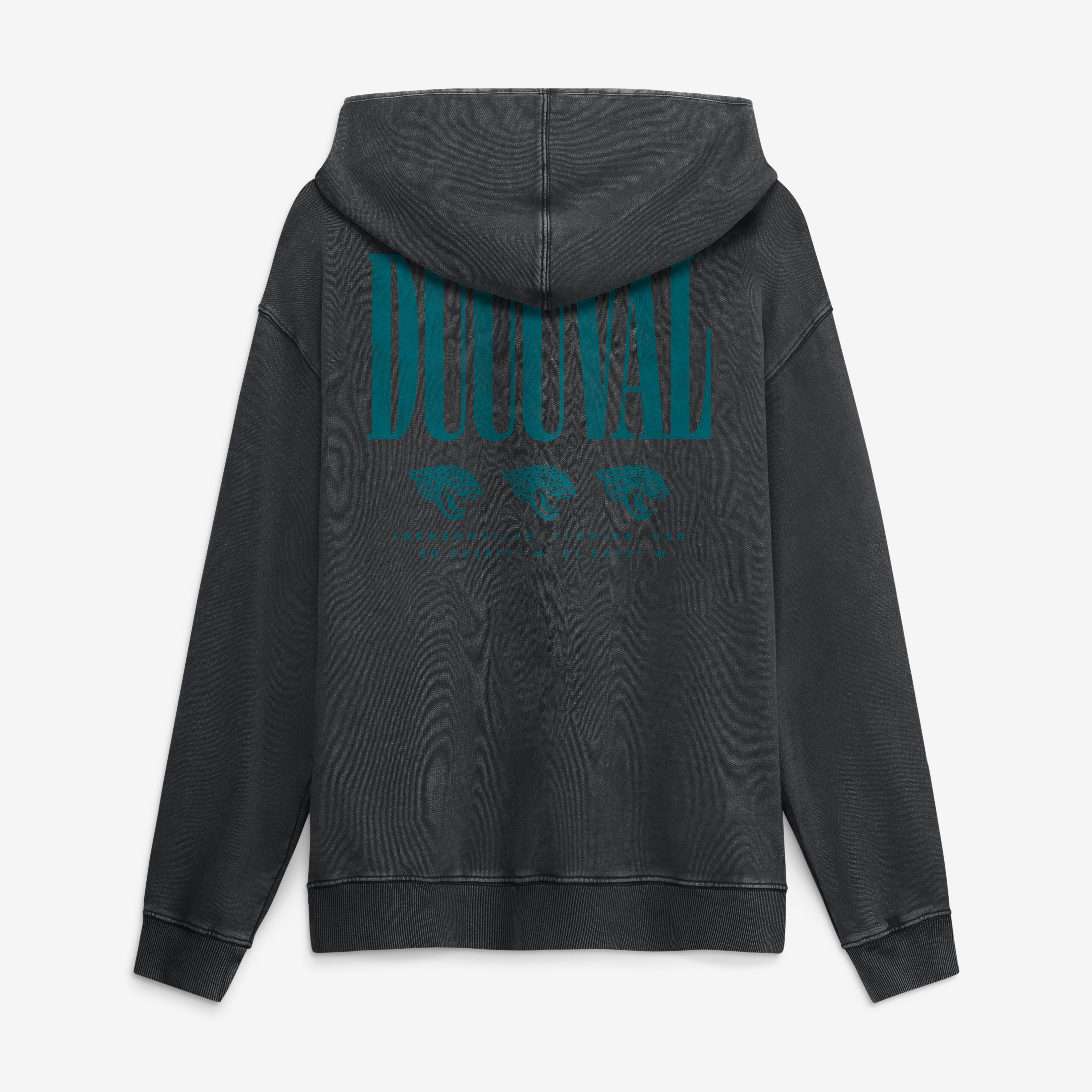 Men's Fanatics Black Jacksonville Jaguars Relaxed Intense Rivalry French Terry Hoodie