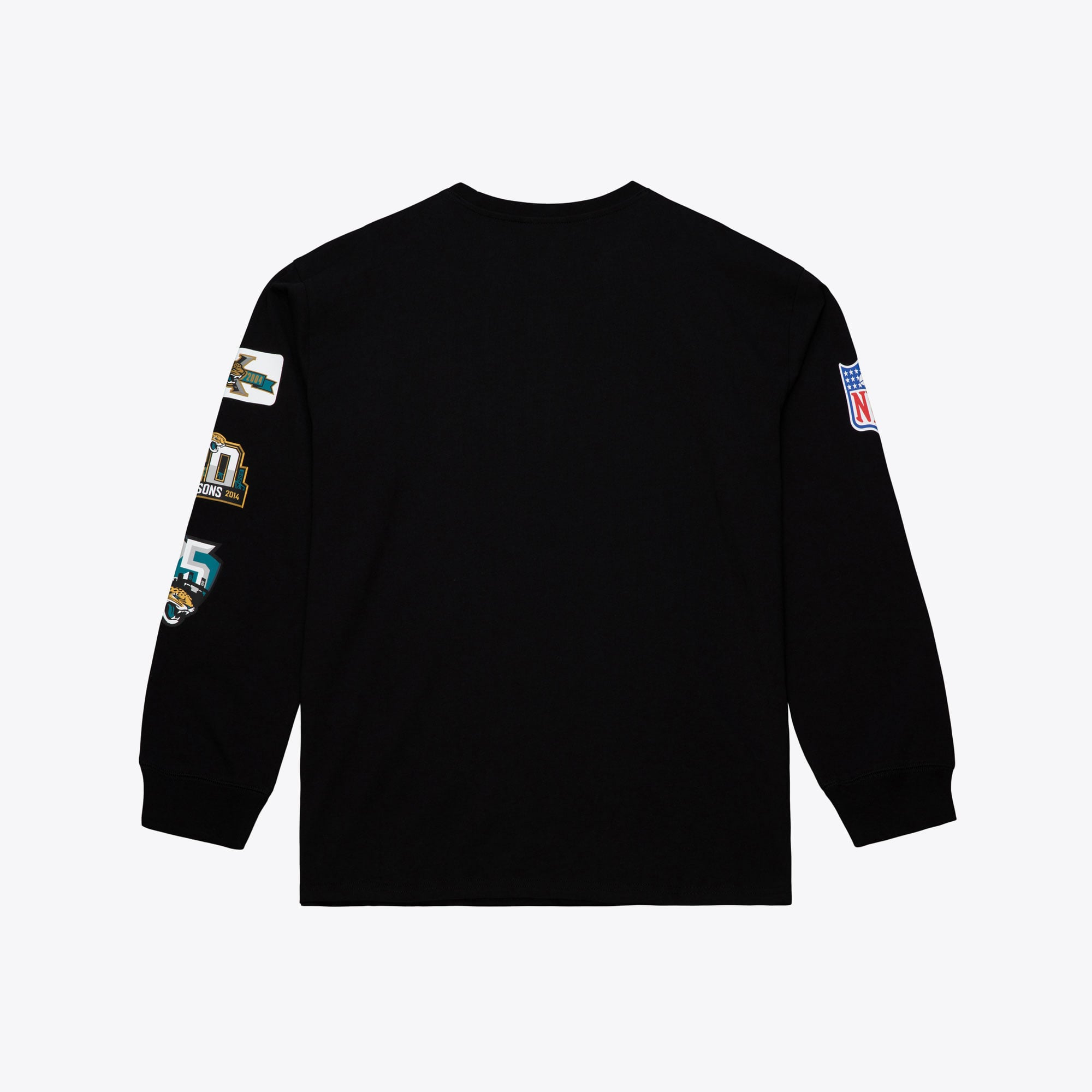 T-shirt à manches longues Mitchell & Ness noir pour homme, grandes tailles, Jacksonville Jaguars, camp d'entraînement