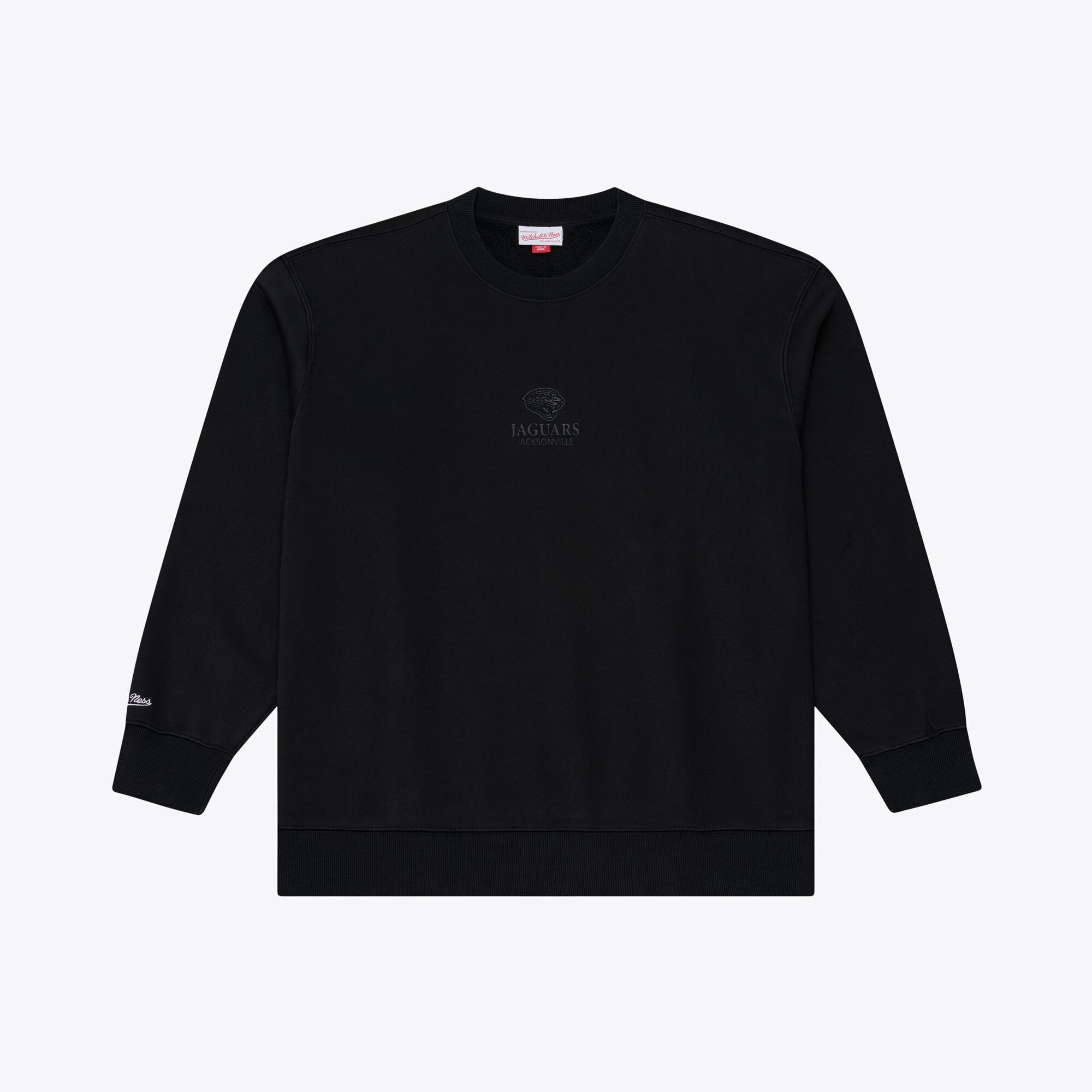 Sweat-shirt en polaire Mitchell & Ness Core Essentials Micro Logo noir pour homme