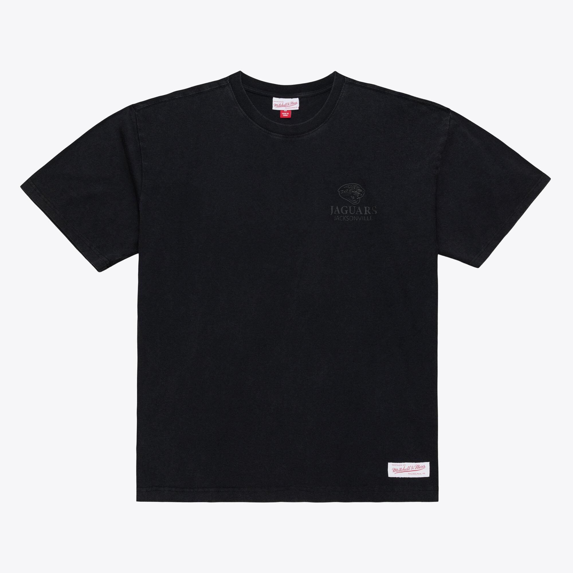 Men's Mitchell & Ness Jacksonville Jaguars Core Essentials Micro Logo T-Shirt