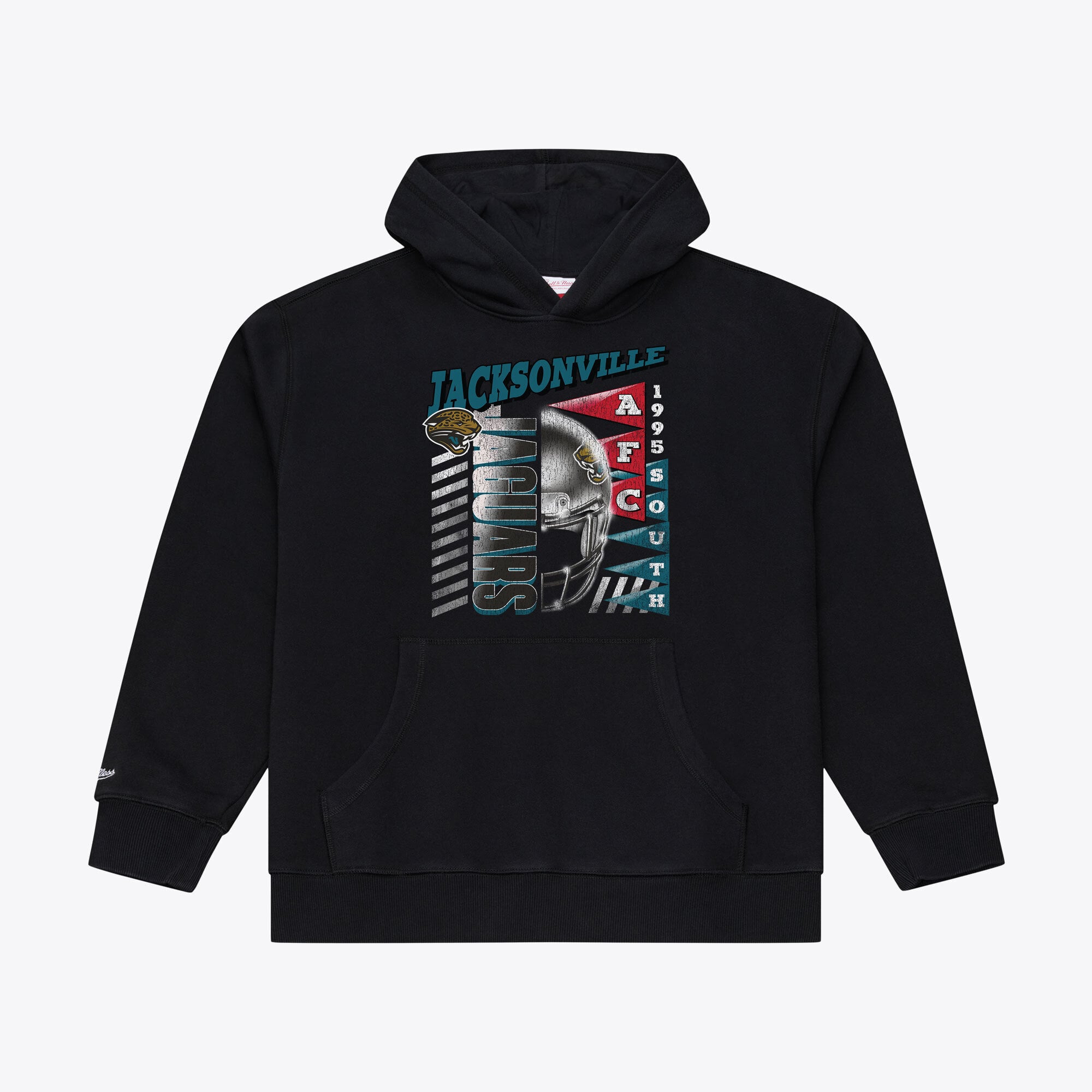Sweat à capuche en polaire Mitchell & Ness Core Essentials Street Graphic noir pour homme