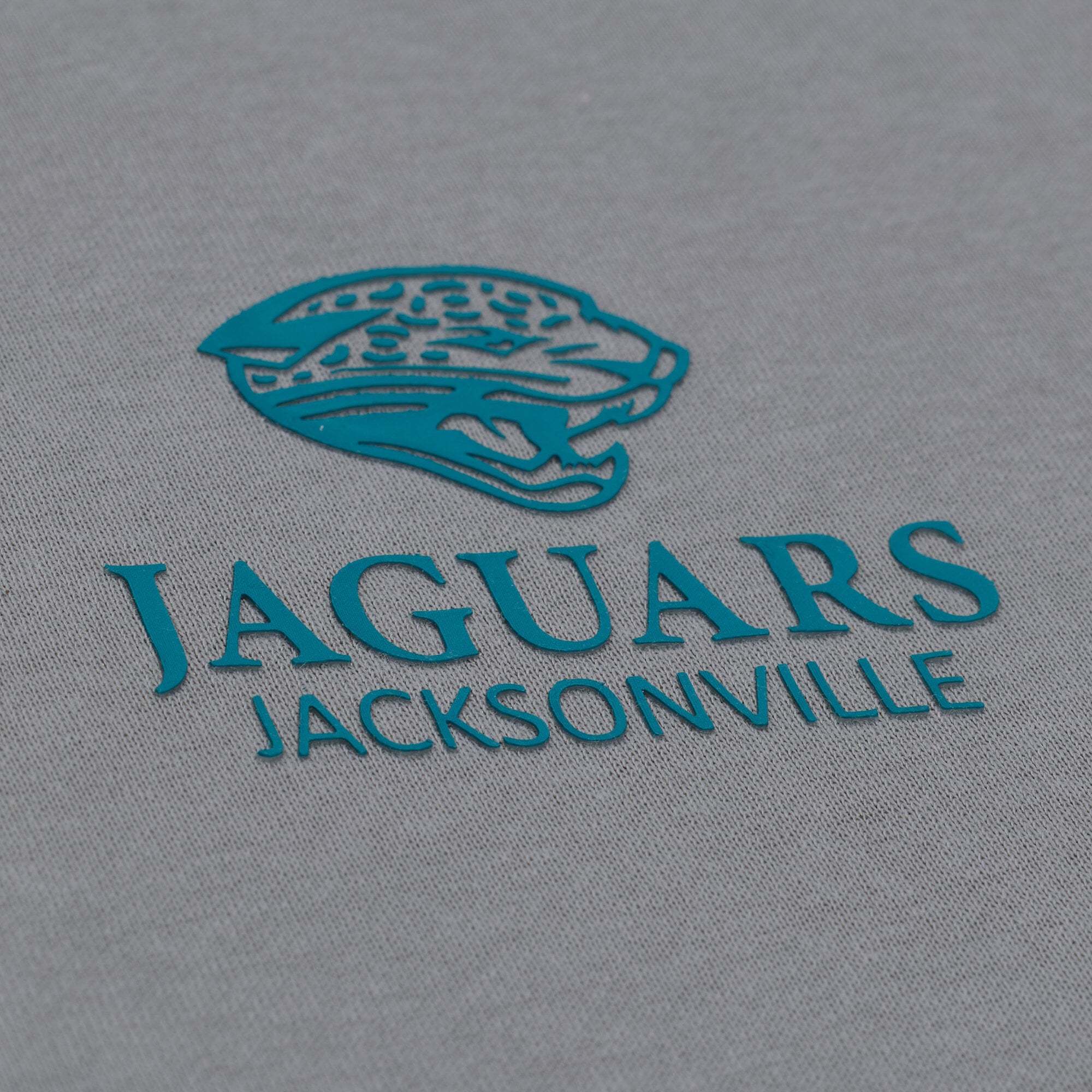 Men's Mitchell & Ness Gray Jacksonville Jaguars Core Essentials Micro Logo Fleece Sweatshirt