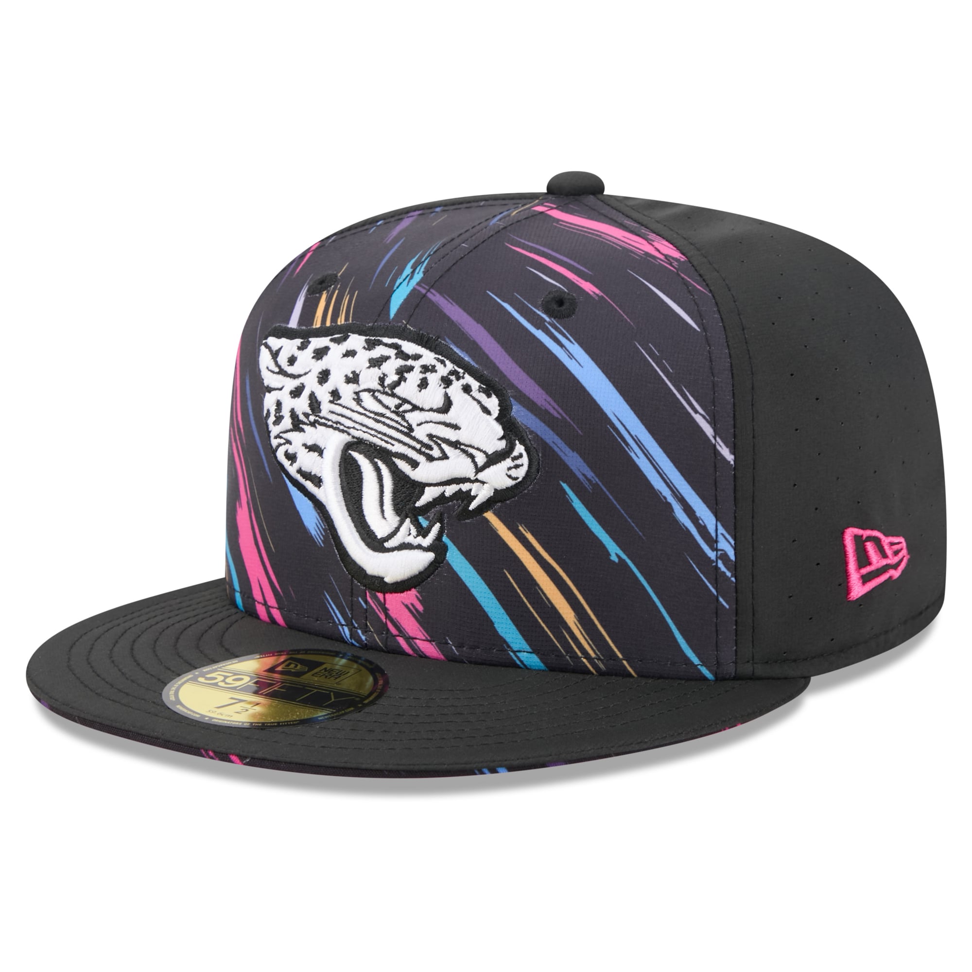 Men's New Era Black Jacksonville Jaguars 2026 NFL Crucial Catch 59FIFTY Fitted Hat
