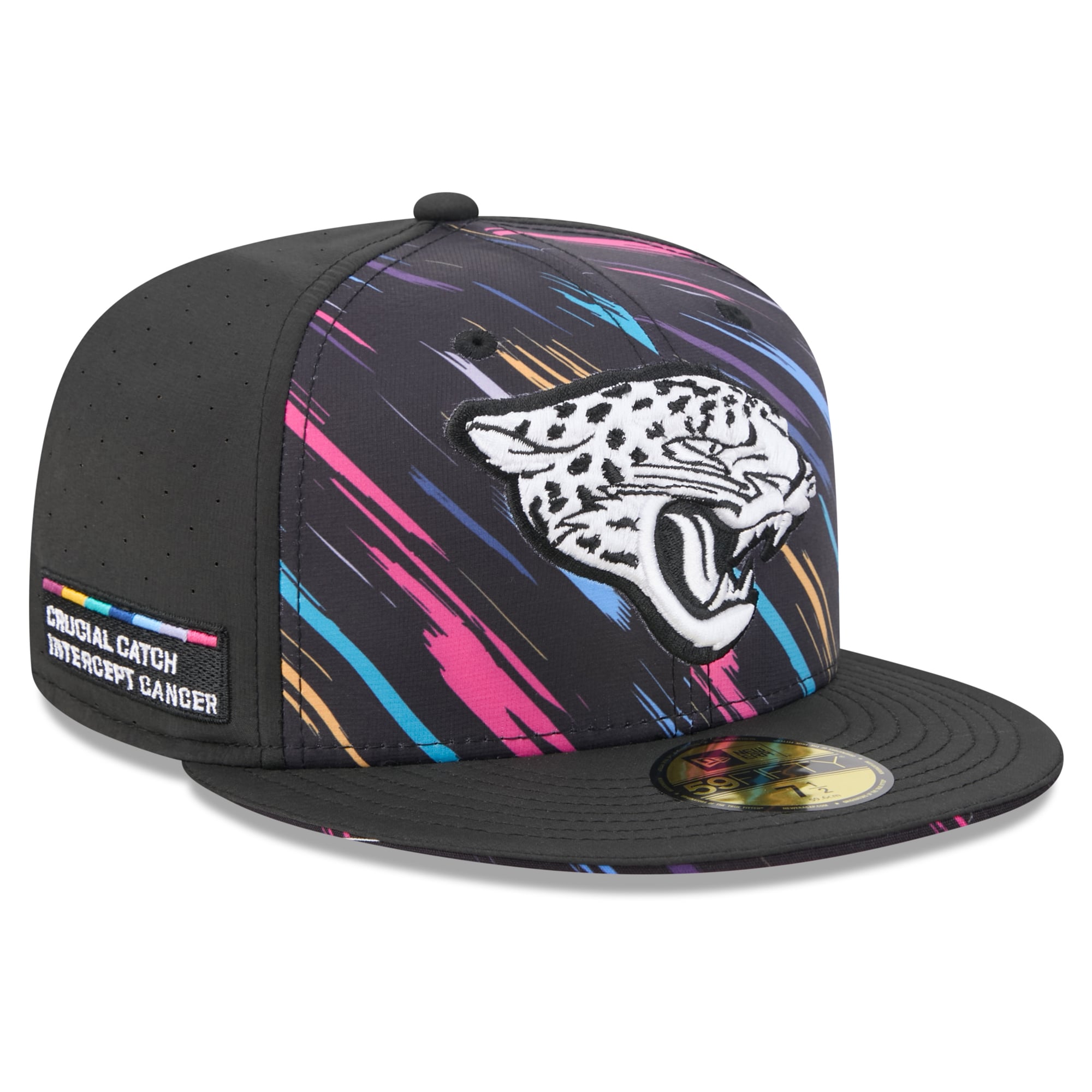 Men's New Era Black Jacksonville Jaguars 2026 NFL Crucial Catch 59FIFTY Fitted Hat