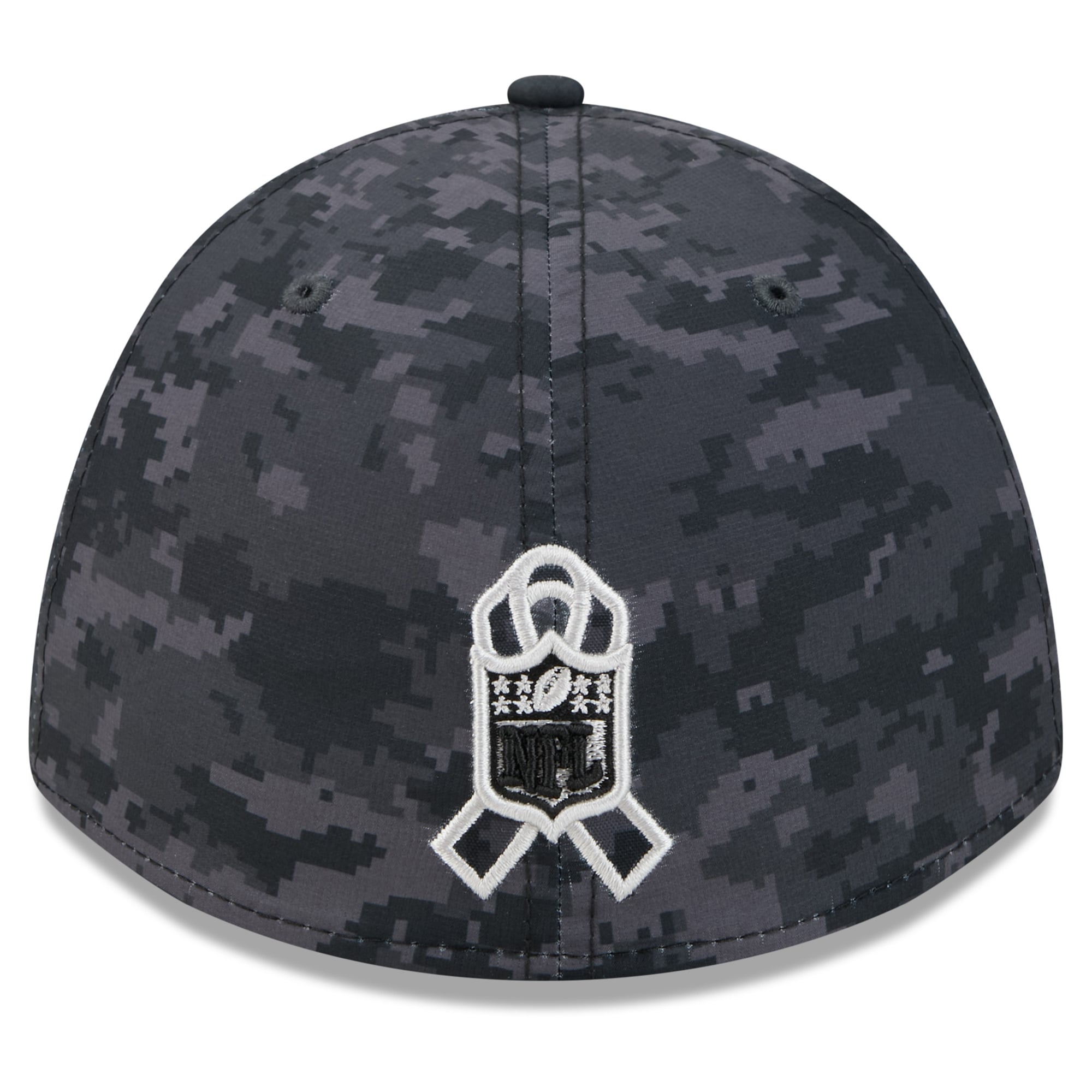 Casquette extensible New Era noire Jacksonville Jaguars 2026 Salute To Service 39THIRTY M-Crown pour homme