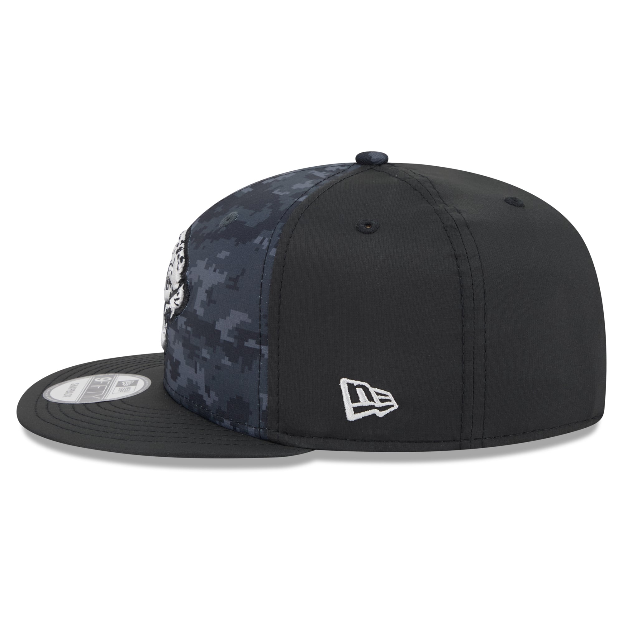 Casquette snapback New Era noire Jacksonville Jaguars 2026 Salute To Service 9FIFTY pour homme