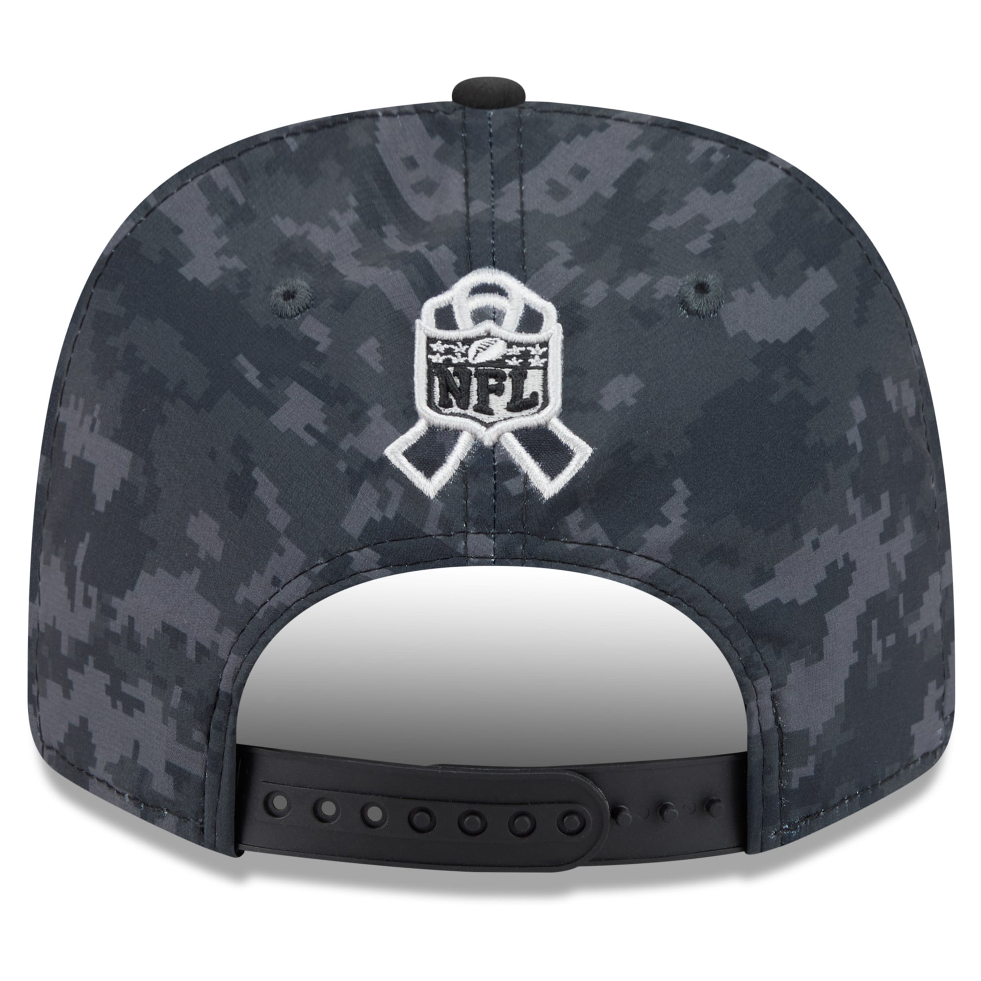 Casquette ajustable New Era noire Jacksonville Jaguars 2026 Salute To Service 9SEVENTY pour homme