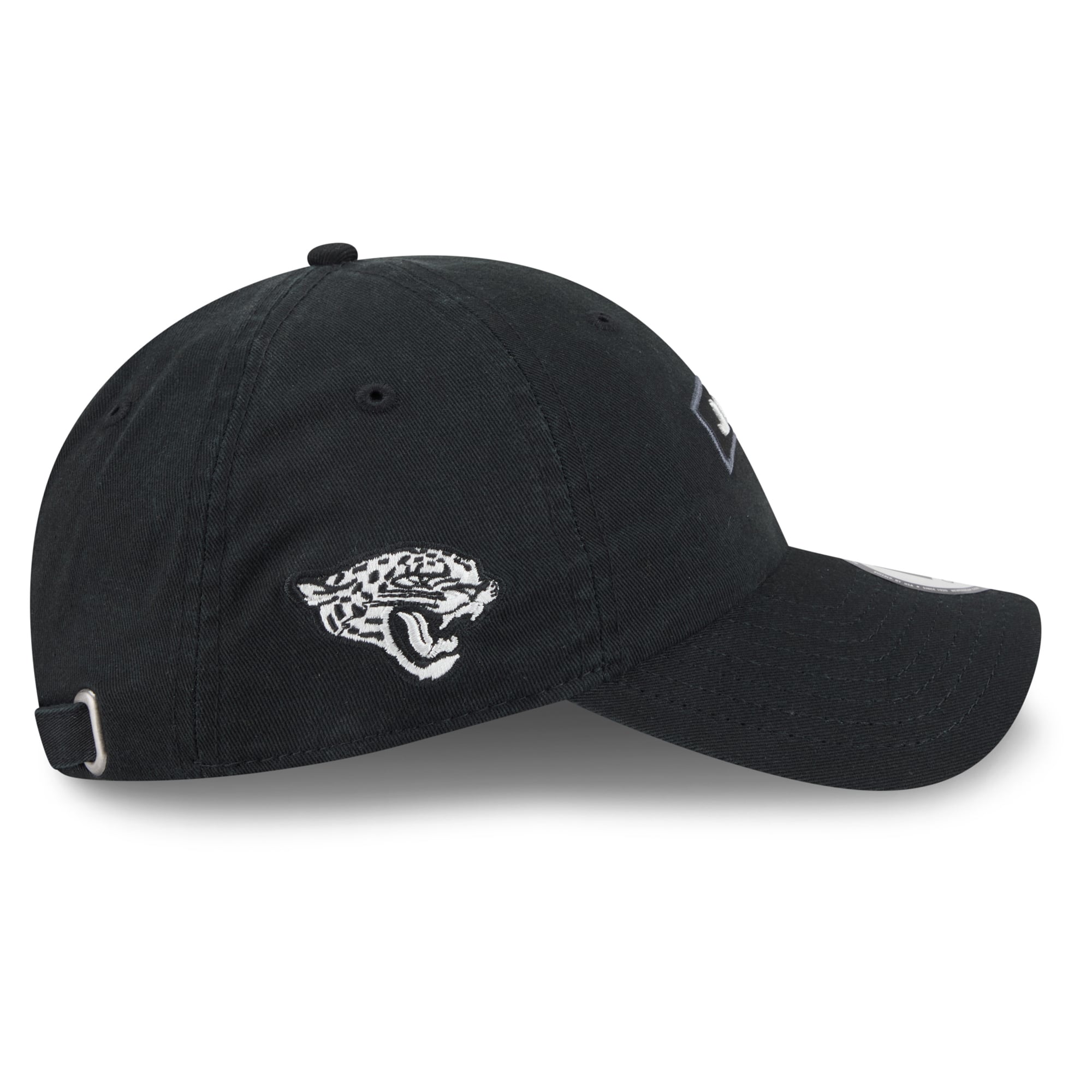 Casquette New Era noire pour homme, Jacksonville Jaguars 2026 Salute To Service, style classique décontracté et ajustable