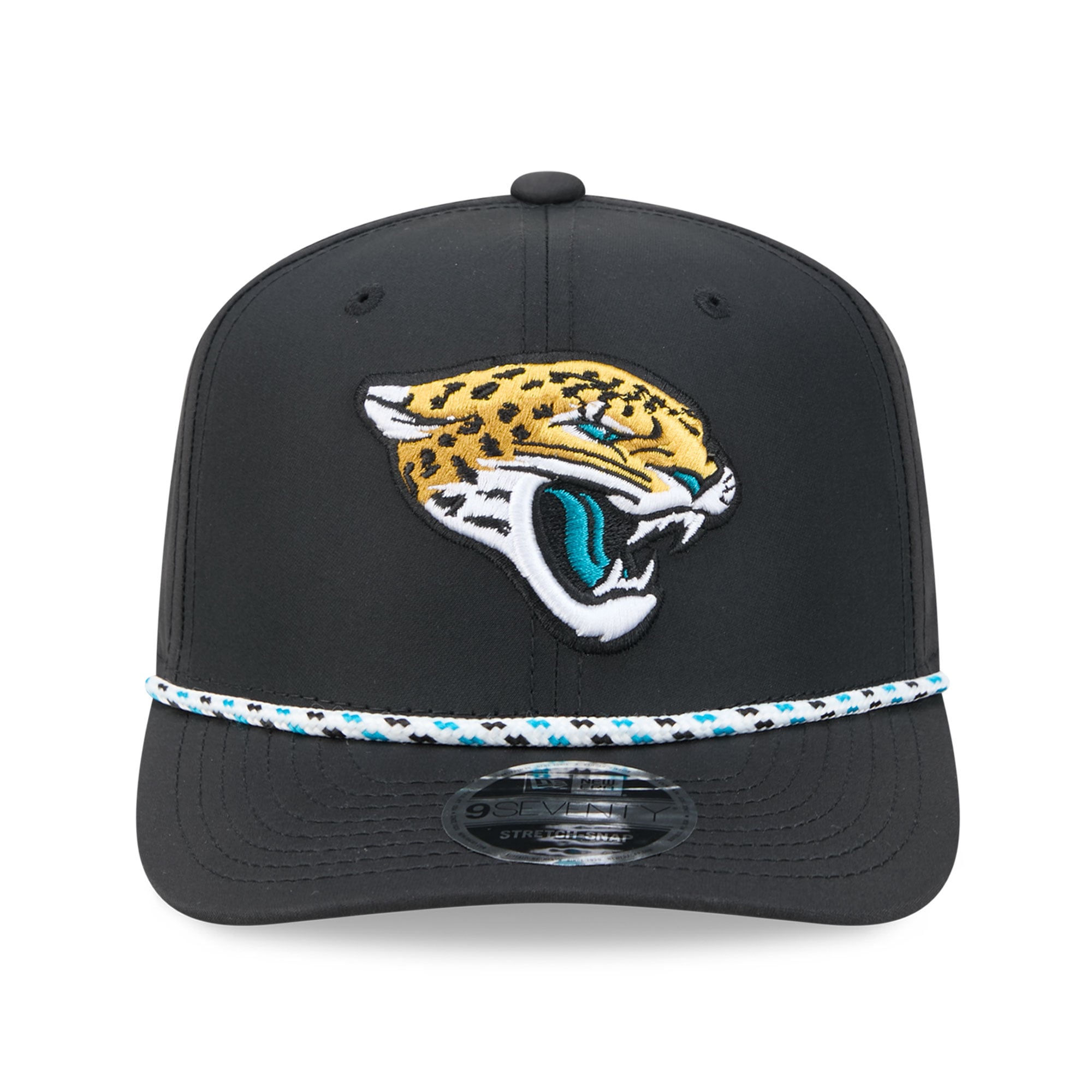 Casquette ajustable New Era noire Jacksonville Jaguars 9SEVENTY pour homme