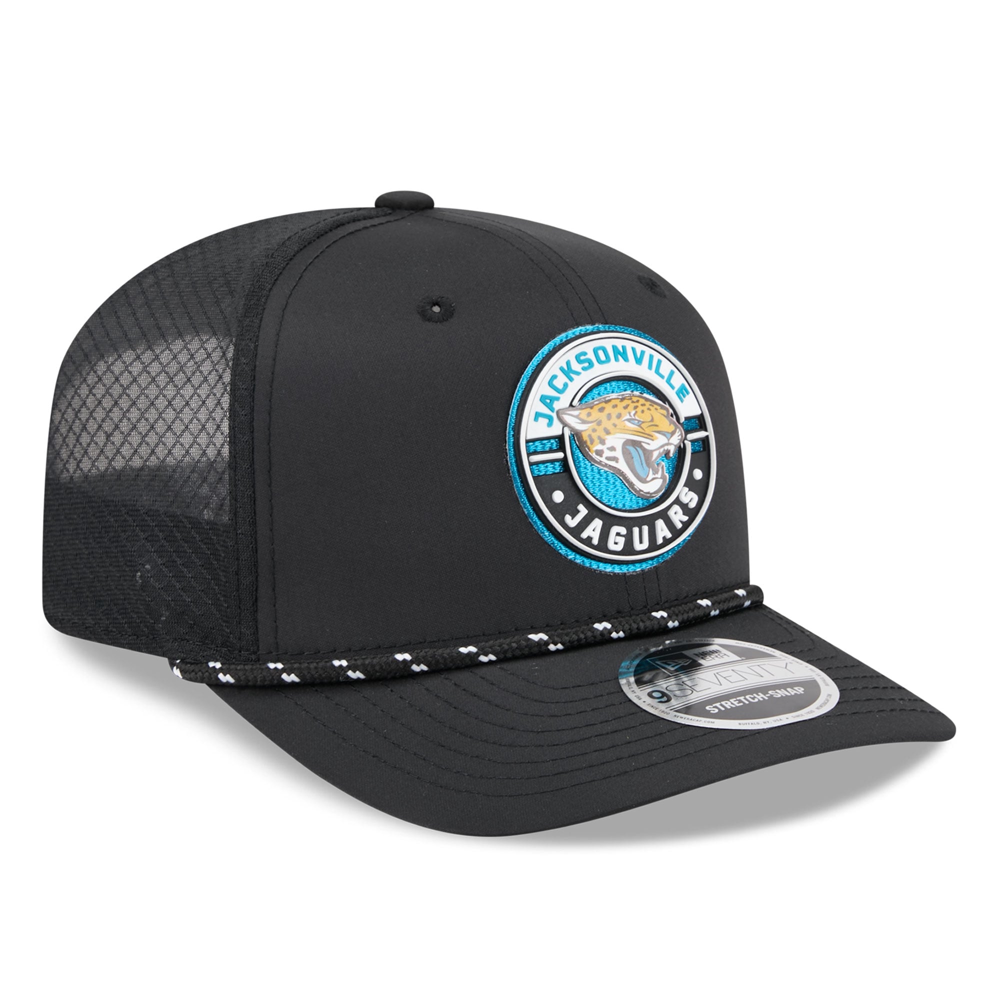 Casquette ajustable New Era noire Jacksonville Jaguars Game 9SEVENTY pour homme