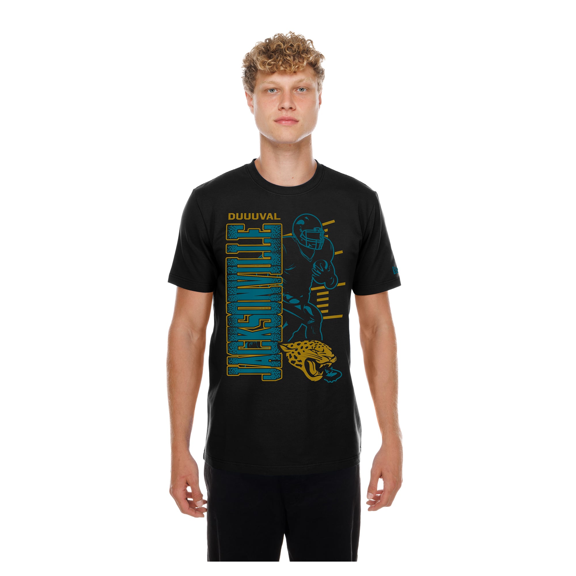 T-shirt noir New Era pour homme, camp d'entraînement des Jaguars de Jacksonville