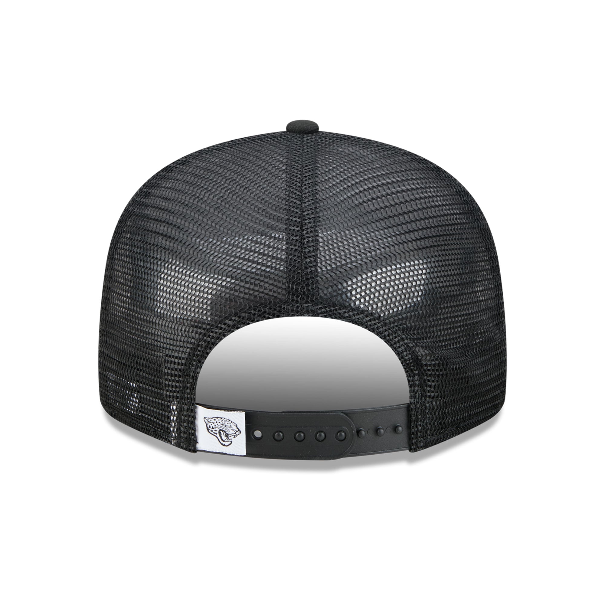 Casquette trucker New Era 9FIFTY noire et blanche Jacksonville Jaguars pour homme