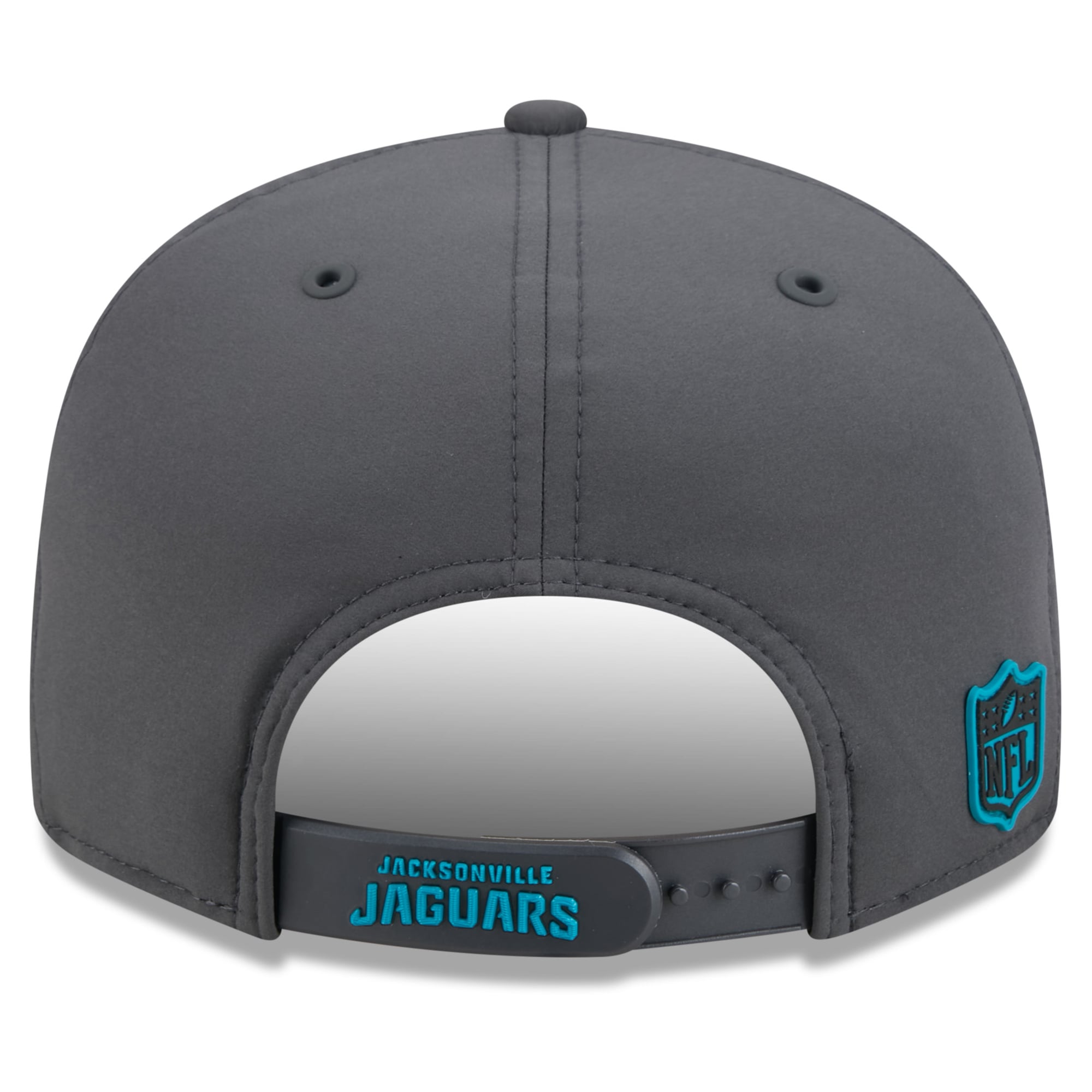 Casquette snapback New Era 9FIFTY pour homme, couleur anthracite, Jacksonville Jaguars 2026, idéale pour les temps froids.