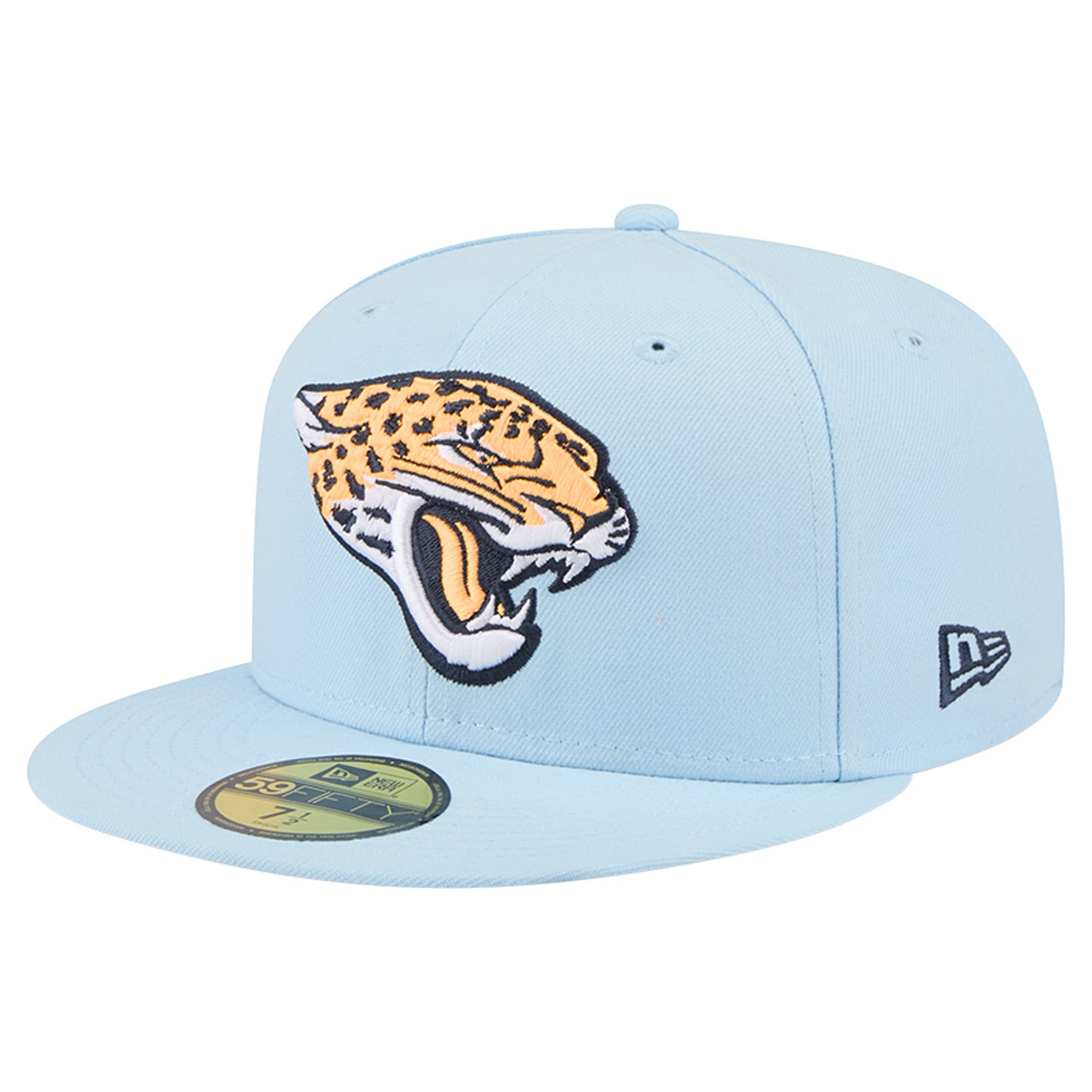 Men's New Era Coastal Blue Jacksonville Jaguars 59FIFTY Fitted Hat