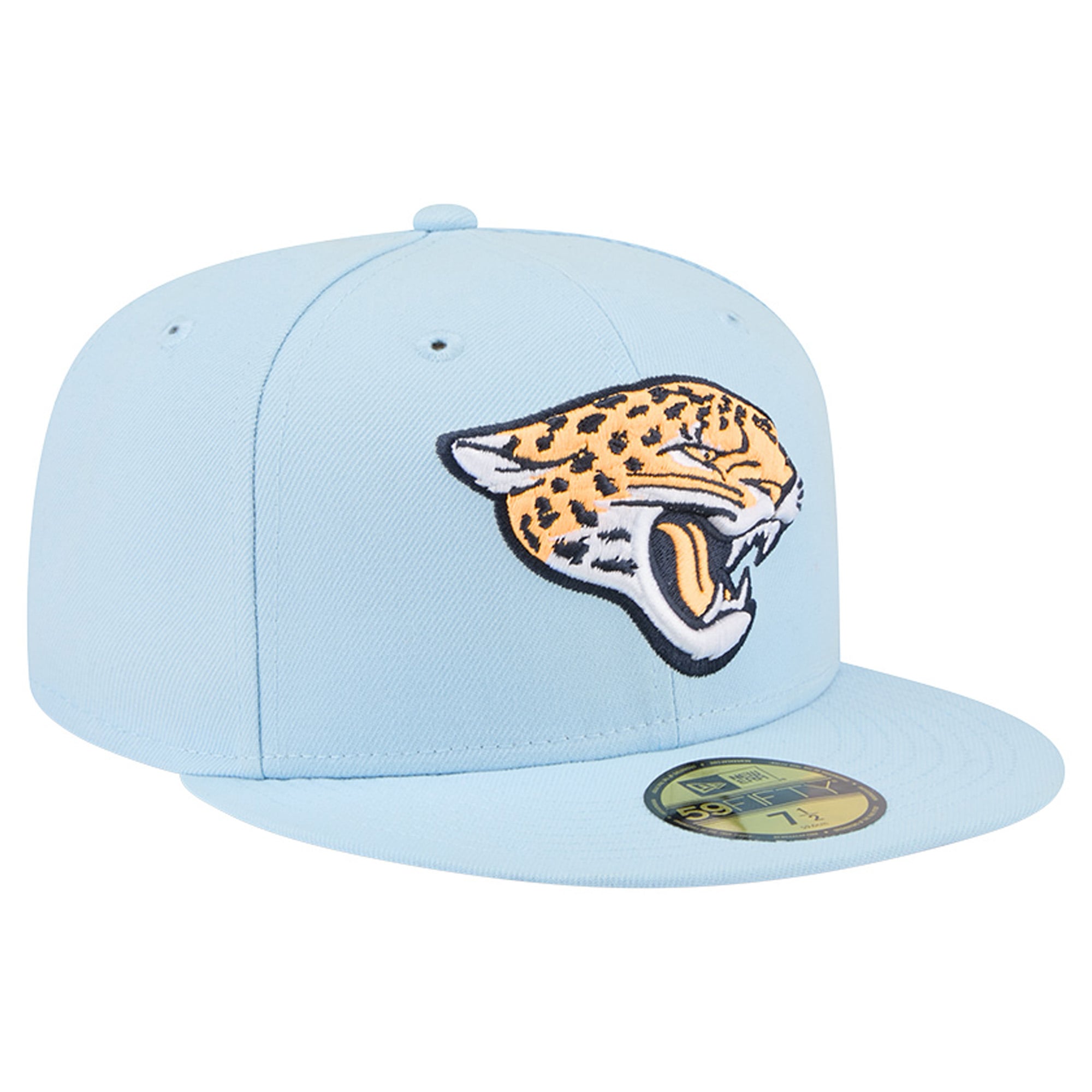 Men's New Era Coastal Blue Jacksonville Jaguars 59FIFTY Fitted Hat