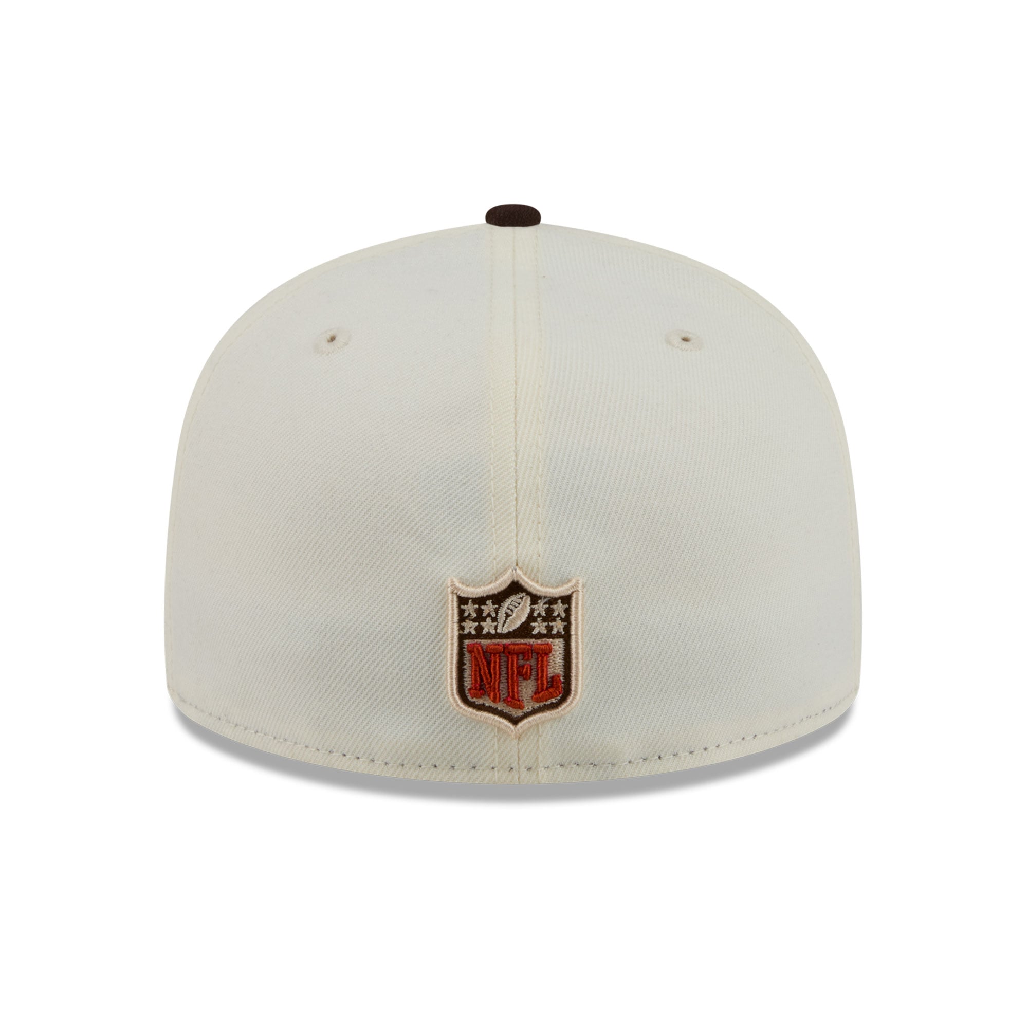 Casquette ajustée New Era 59FIFTY pour homme, couleur crème/marron, Jacksonville Jaguars, motif citrouille épicée