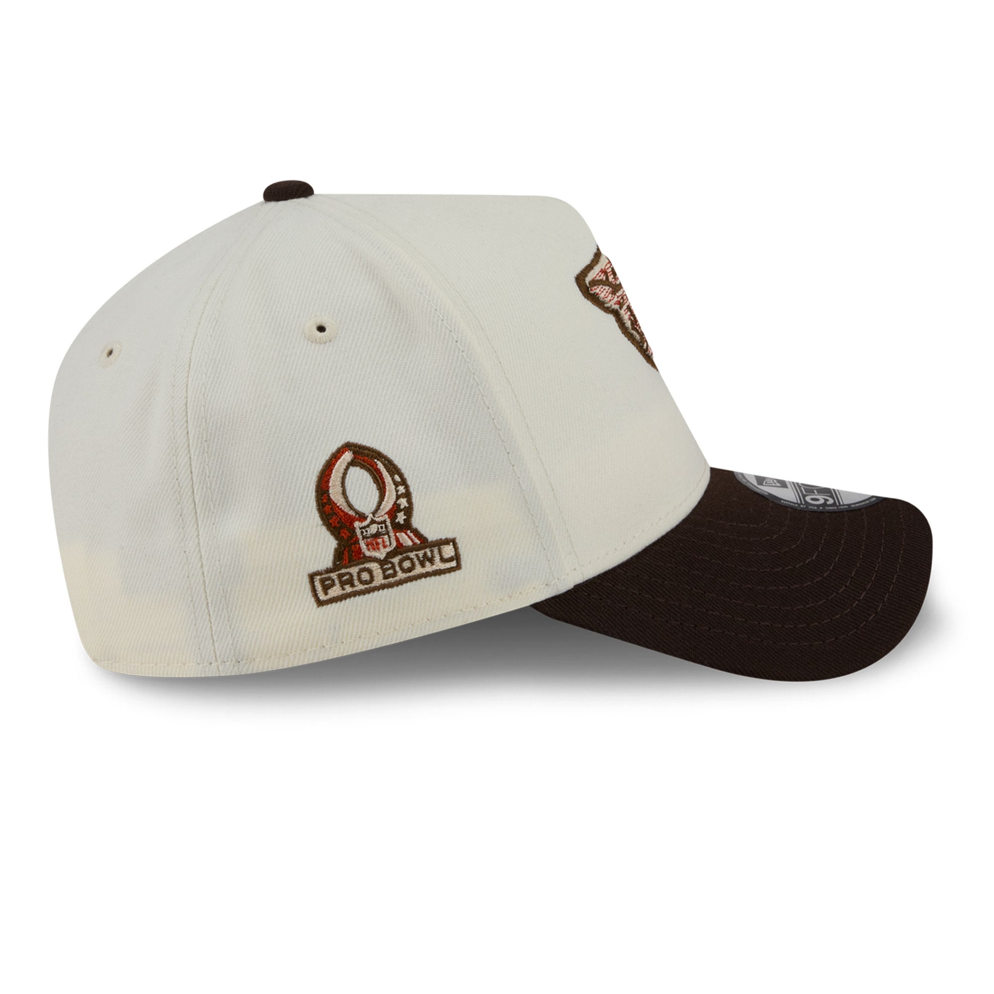 Casquette ajustable New Era crème/marron Jacksonville Jaguars Pumpkin Spice A-Frame 9FORTY pour homme
