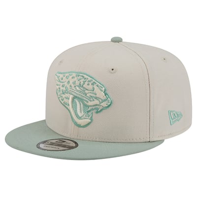 Jacksonville Jaguars New Era Color Pack Two-Tone 9FIFTY Snapback Hat - Cream/Light Green