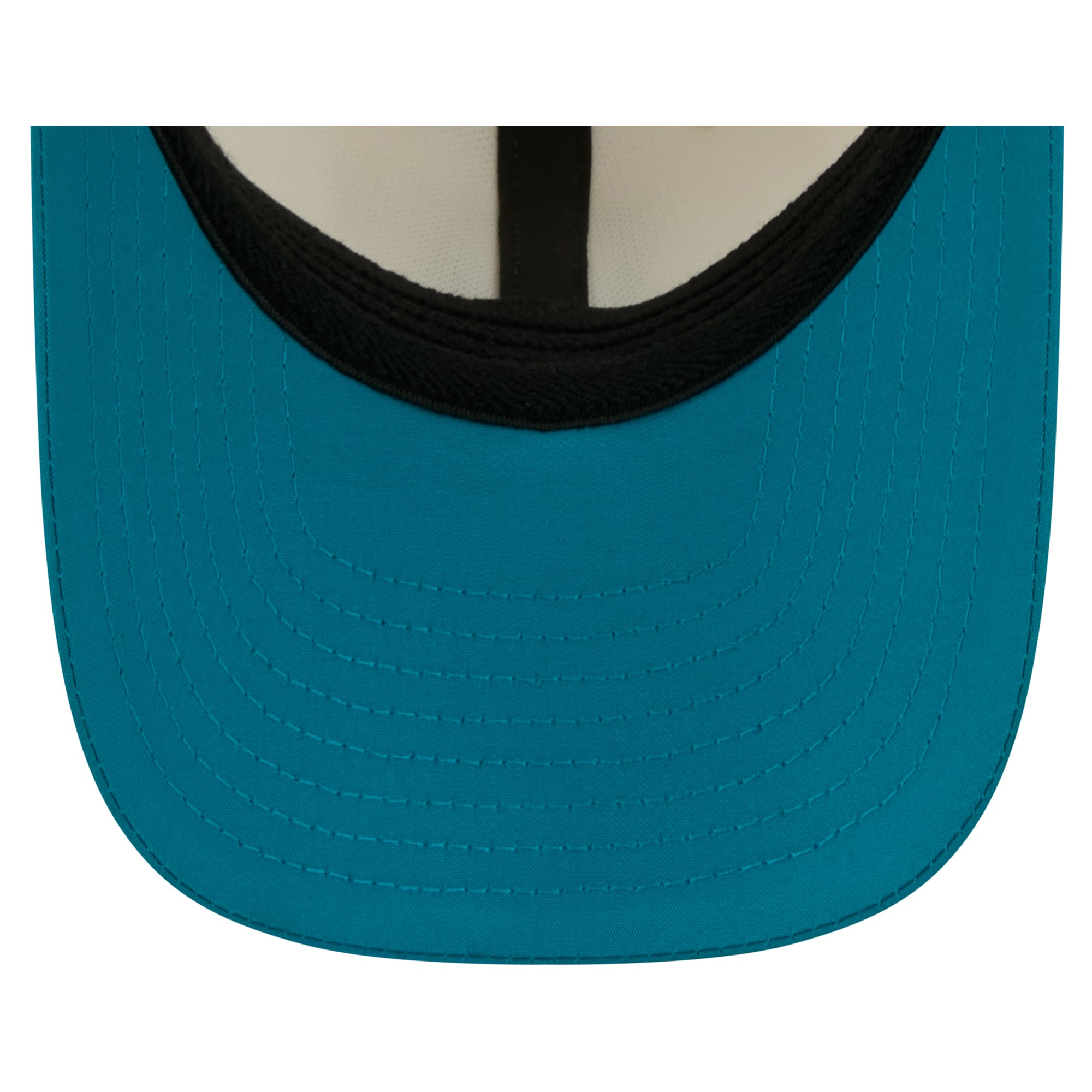 Casquette New Era Flex crème/turquoise Jacksonville Jaguars, camp d'entraînement NFL 2026, modèle 39THIRTY.