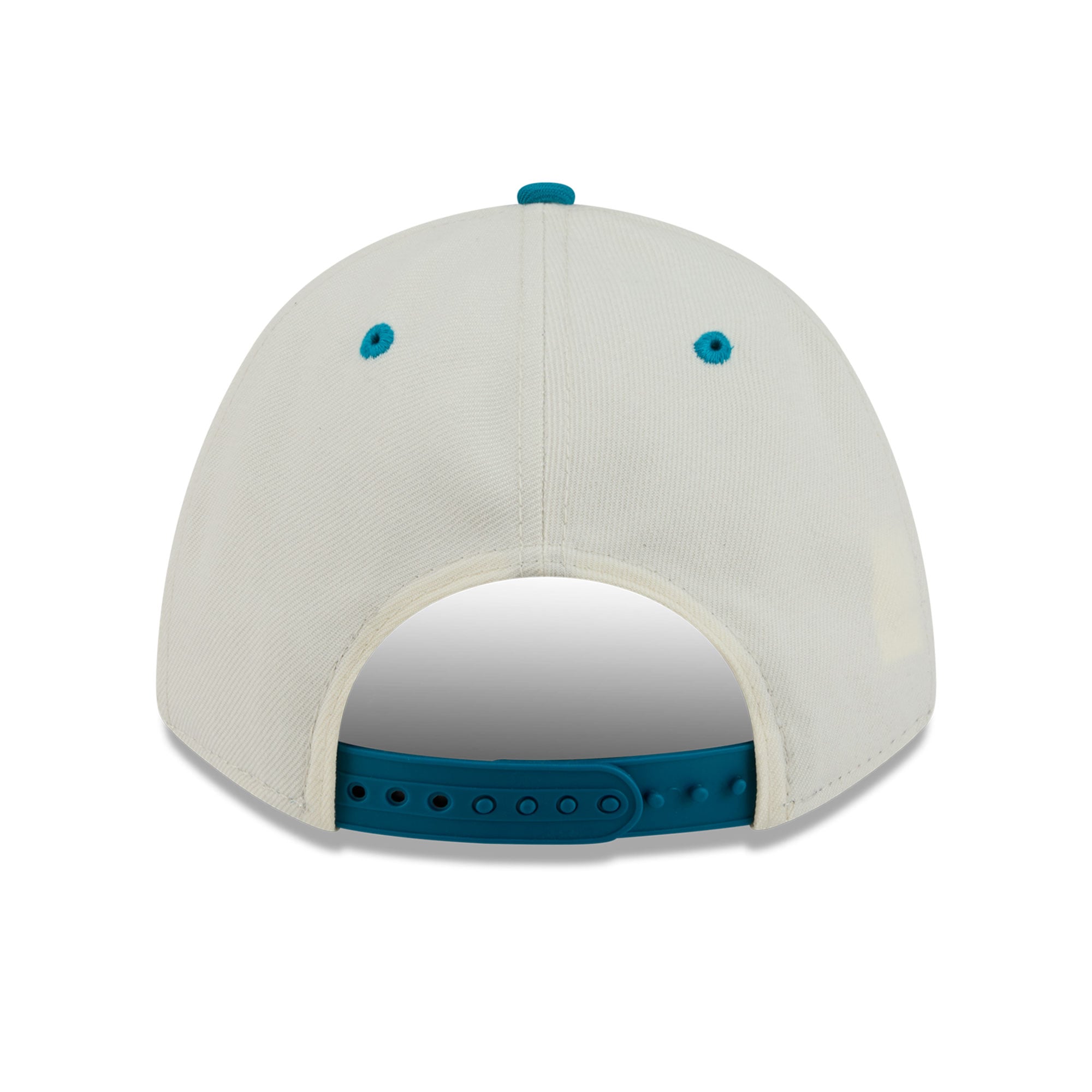 Casquette ajustable New Era pour homme, crème/turquoise, Jacksonville Jaguars Arch 9FORTY, modèle A-Frame M-Crown