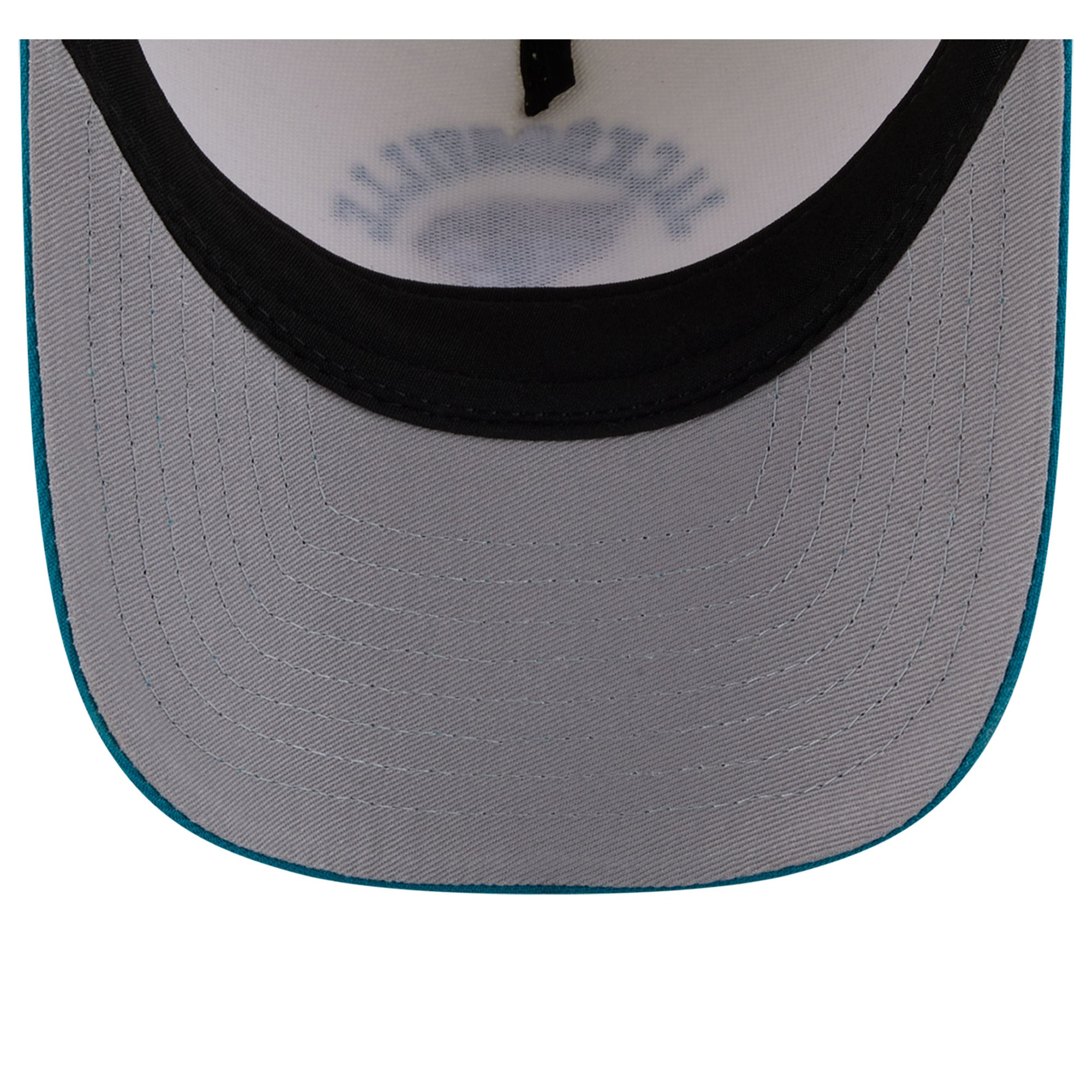 Casquette ajustable New Era pour homme, crème/turquoise, Jacksonville Jaguars Arch 9FORTY, modèle A-Frame M-Crown