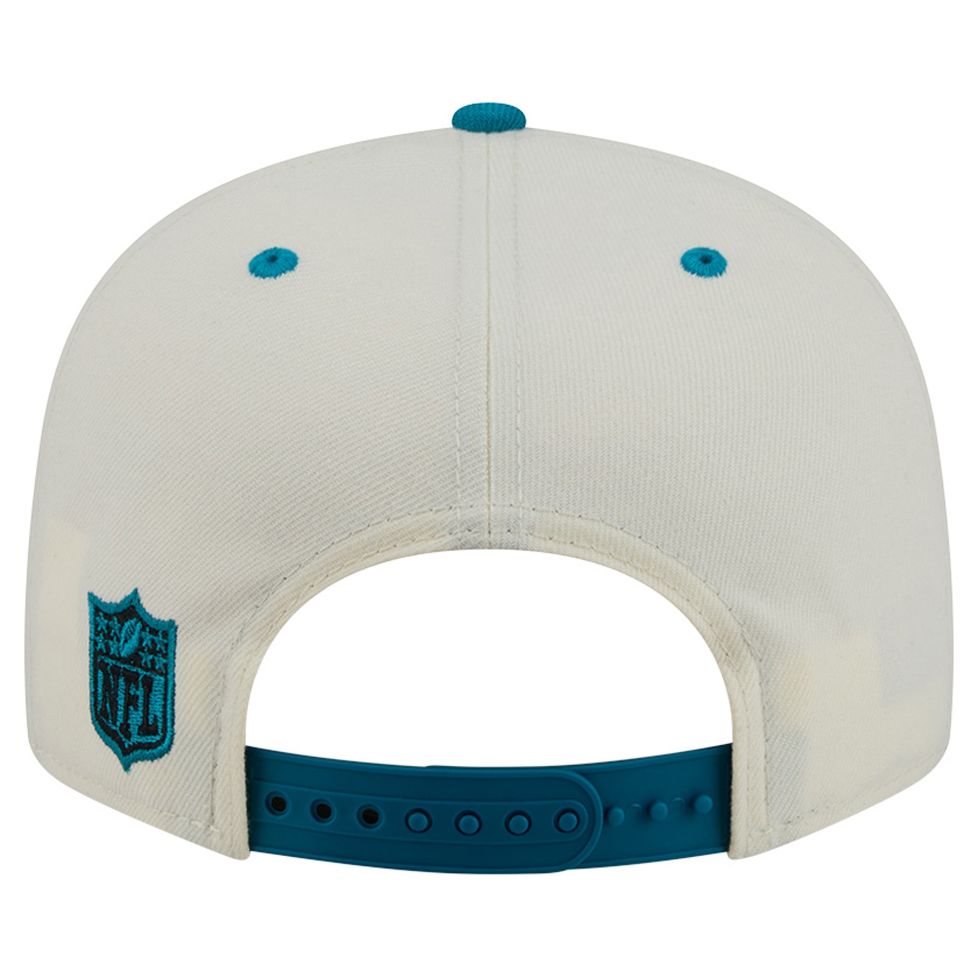 Casquette snapback New Era Classic 9FIFTY pour homme, crème/turquoise, Jacksonville Jaguars