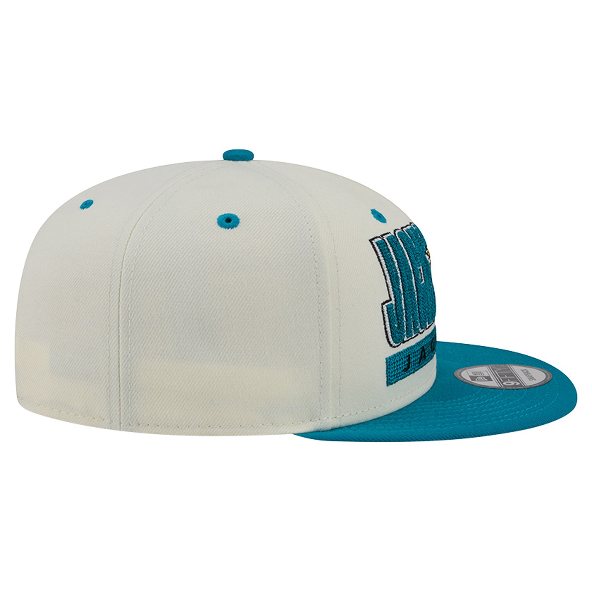 Casquette snapback New Era Classic 9FIFTY pour homme, crème/turquoise, Jacksonville Jaguars