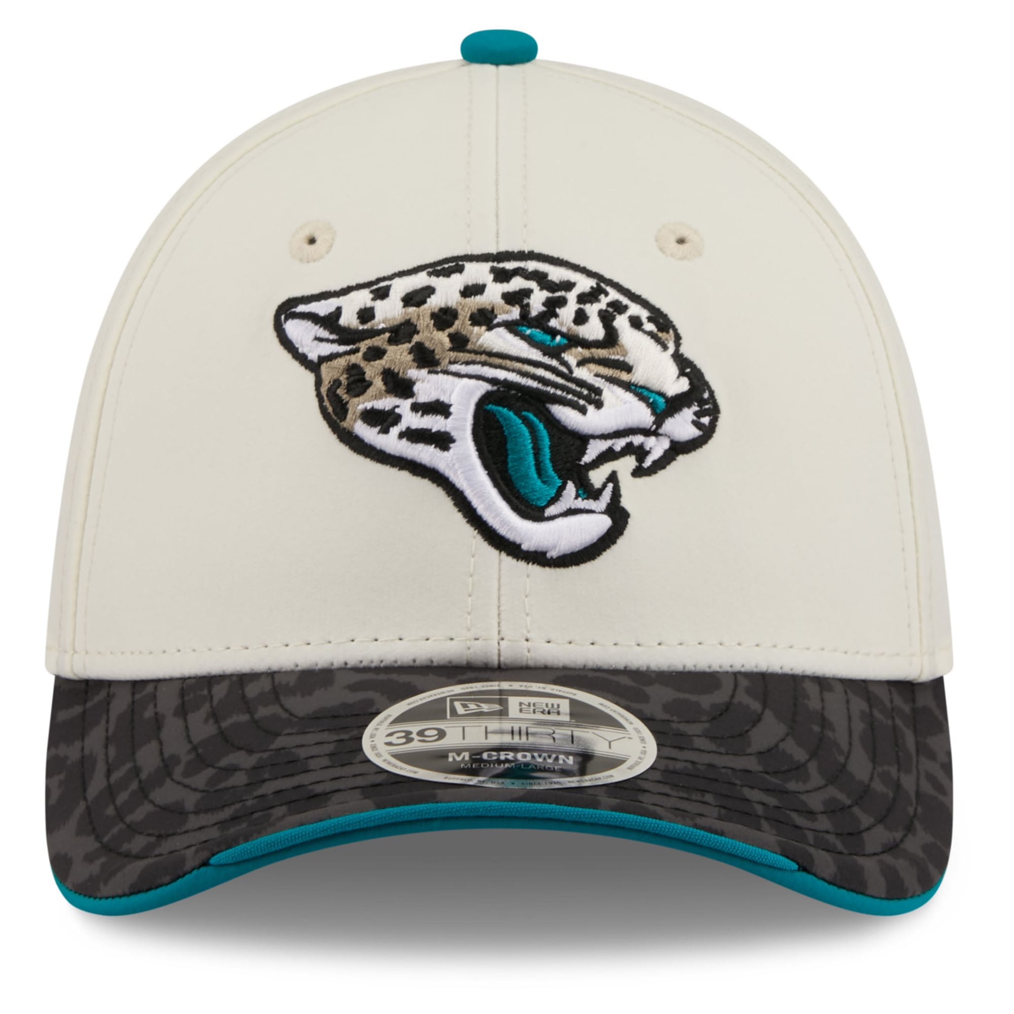 Men's New Era Natural Jacksonville Jaguars 2026 Rivalries Collection 39THIRTY M-Crown Stretch Hat