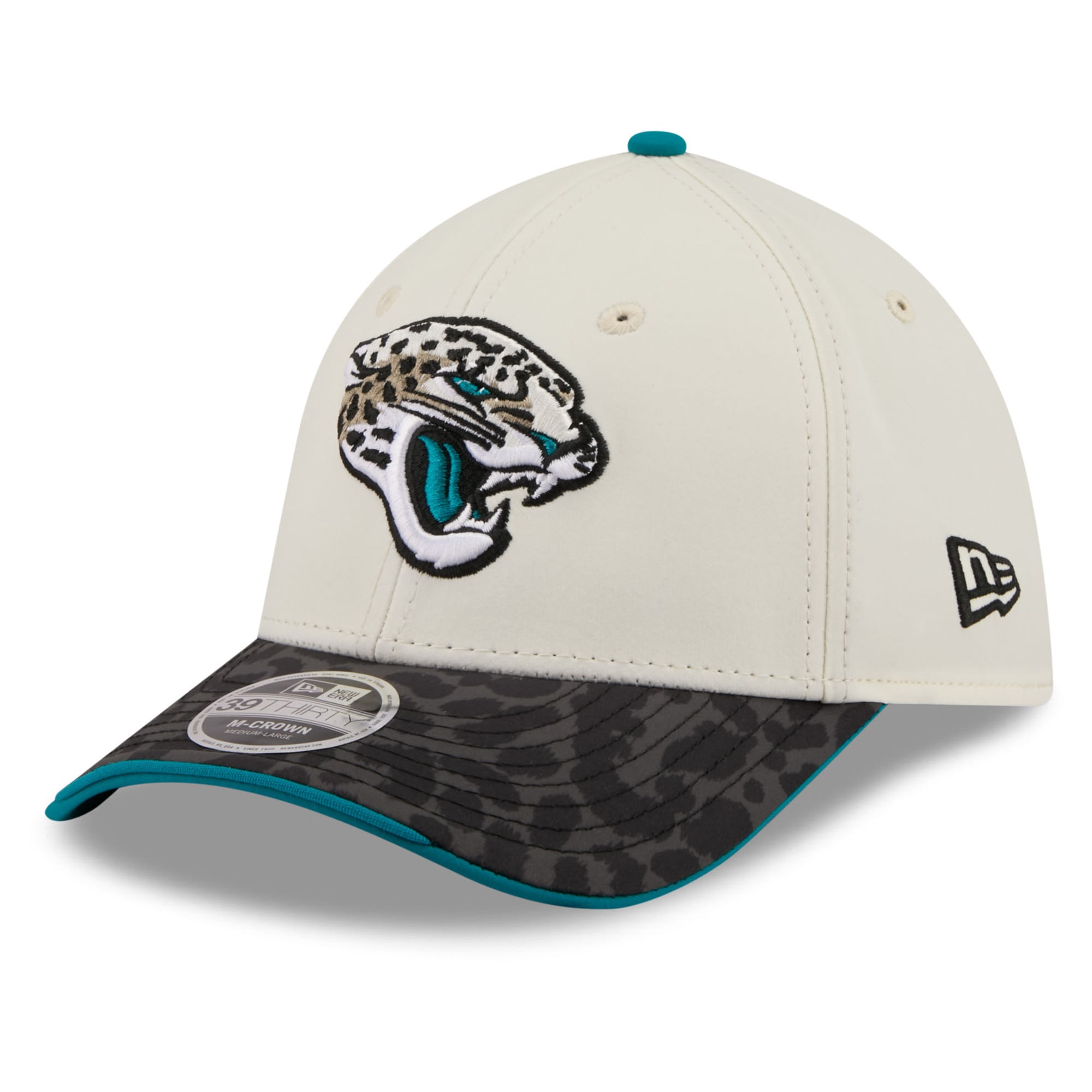 Men's New Era Natural Jacksonville Jaguars 2026 Rivalries Collection 39THIRTY M-Crown Stretch Hat