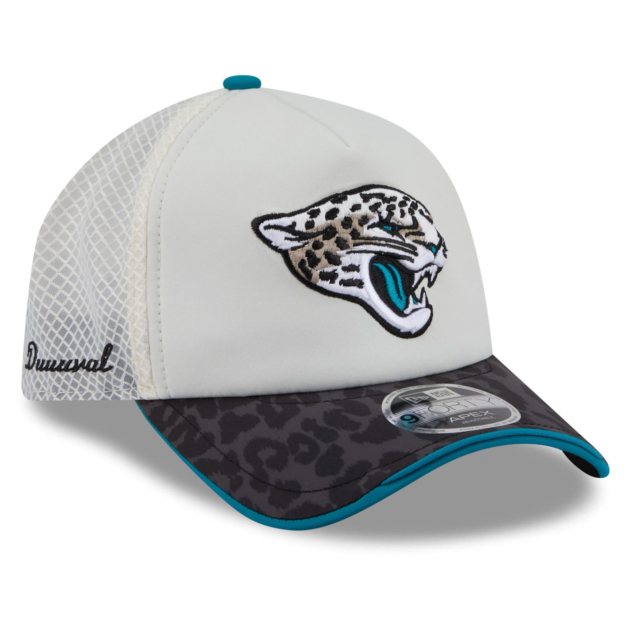 Men's New Era Natural Jacksonville Jaguars 2026 Rivalries Collection 9FORTY Apex Adjustable Hat