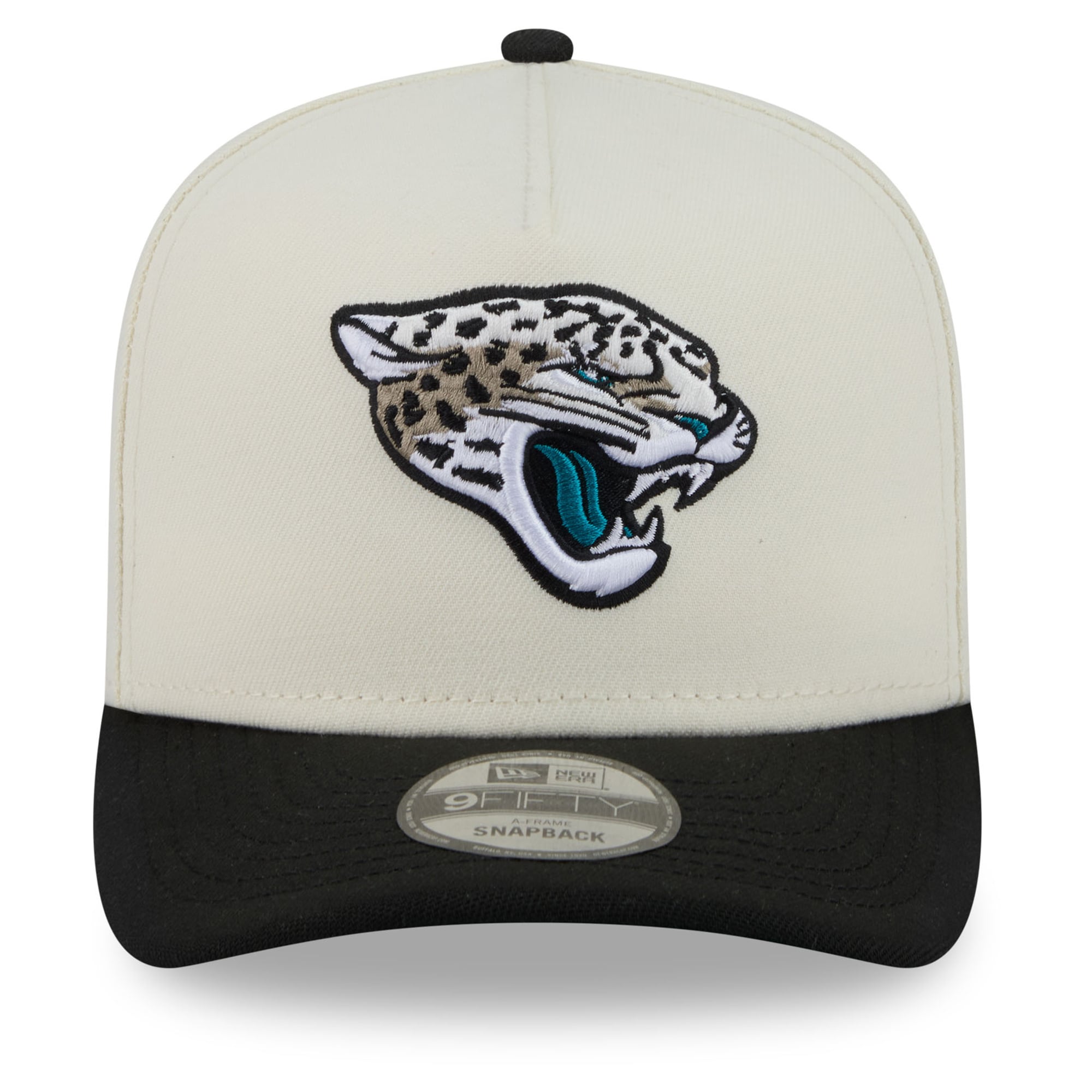 Men's New Era Natural Jacksonville Jaguars 2026 Rivalries Collection Fan Pack A-Frame 9FIFTY Snapback Hat