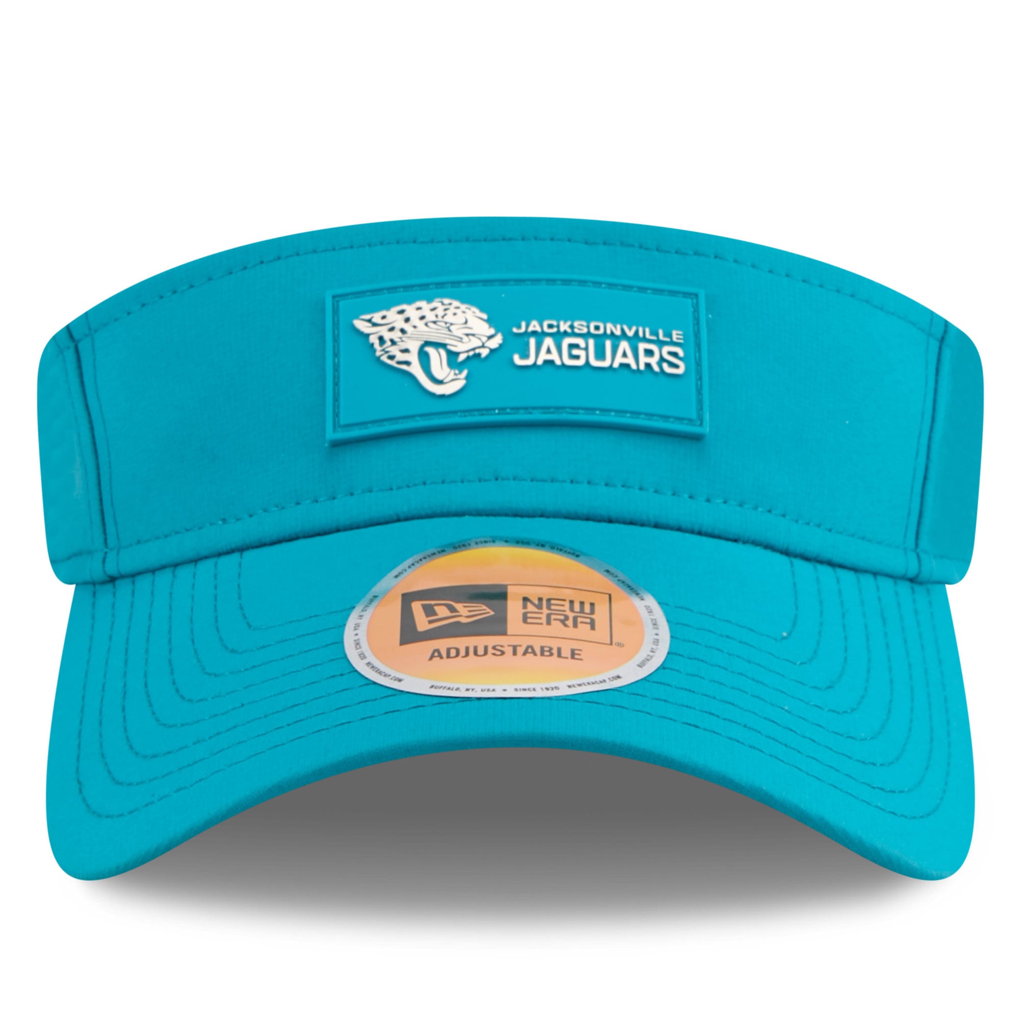 Visière de touche New Era bleu sarcelle Jacksonville Jaguars 2025 pour homme