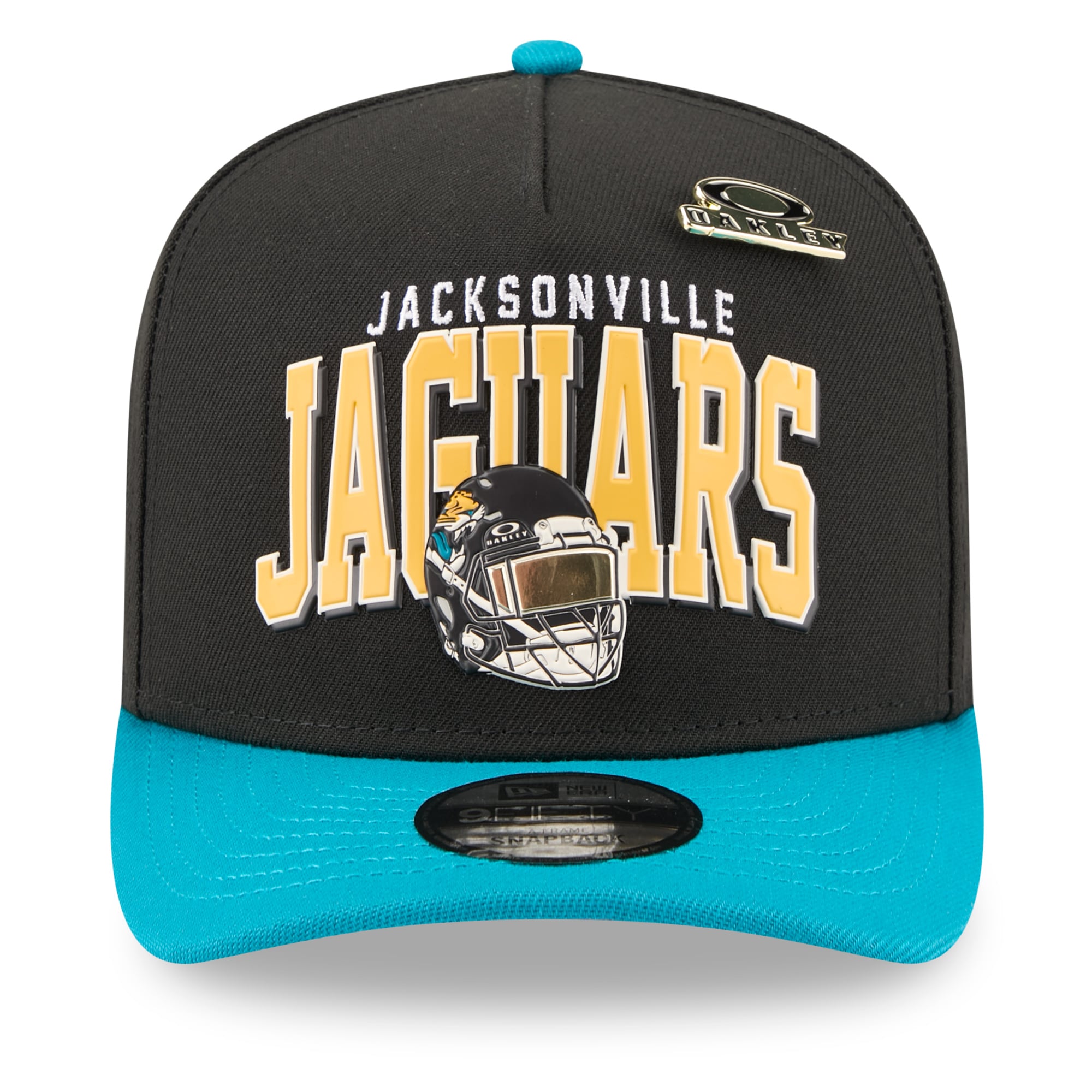 Casquette snapback New Era x Oakley noire Jacksonville Jaguars 9FIFTY pour homme
