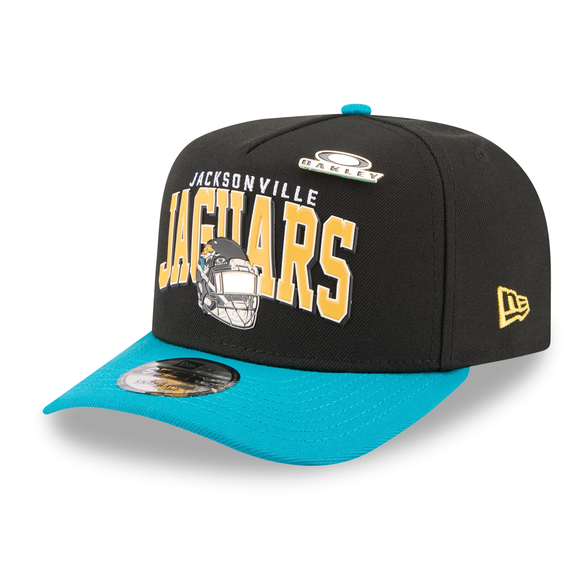 Casquette snapback New Era x Oakley noire Jacksonville Jaguars 9FIFTY pour homme
