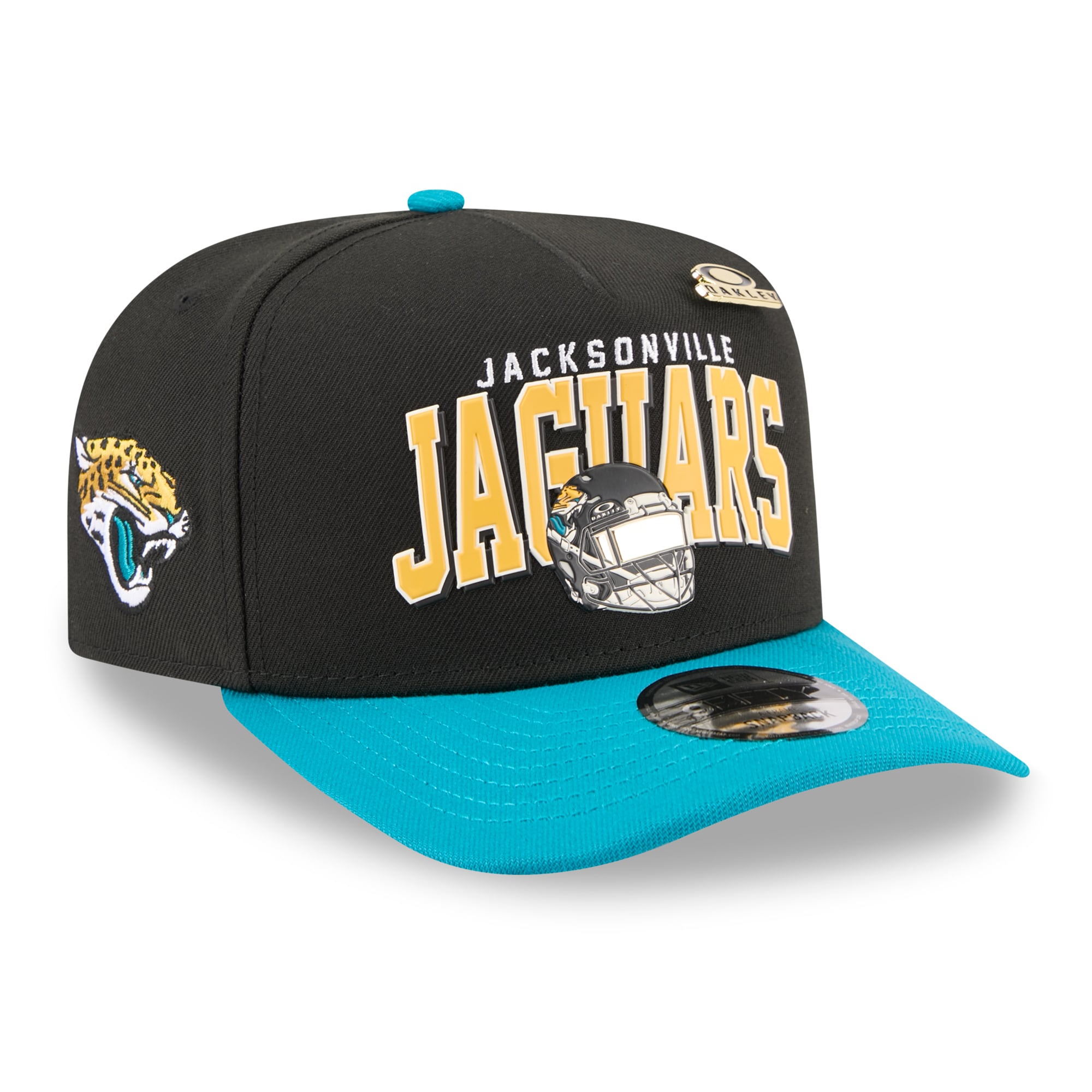 Casquette snapback New Era x Oakley noire Jacksonville Jaguars 9FIFTY pour homme