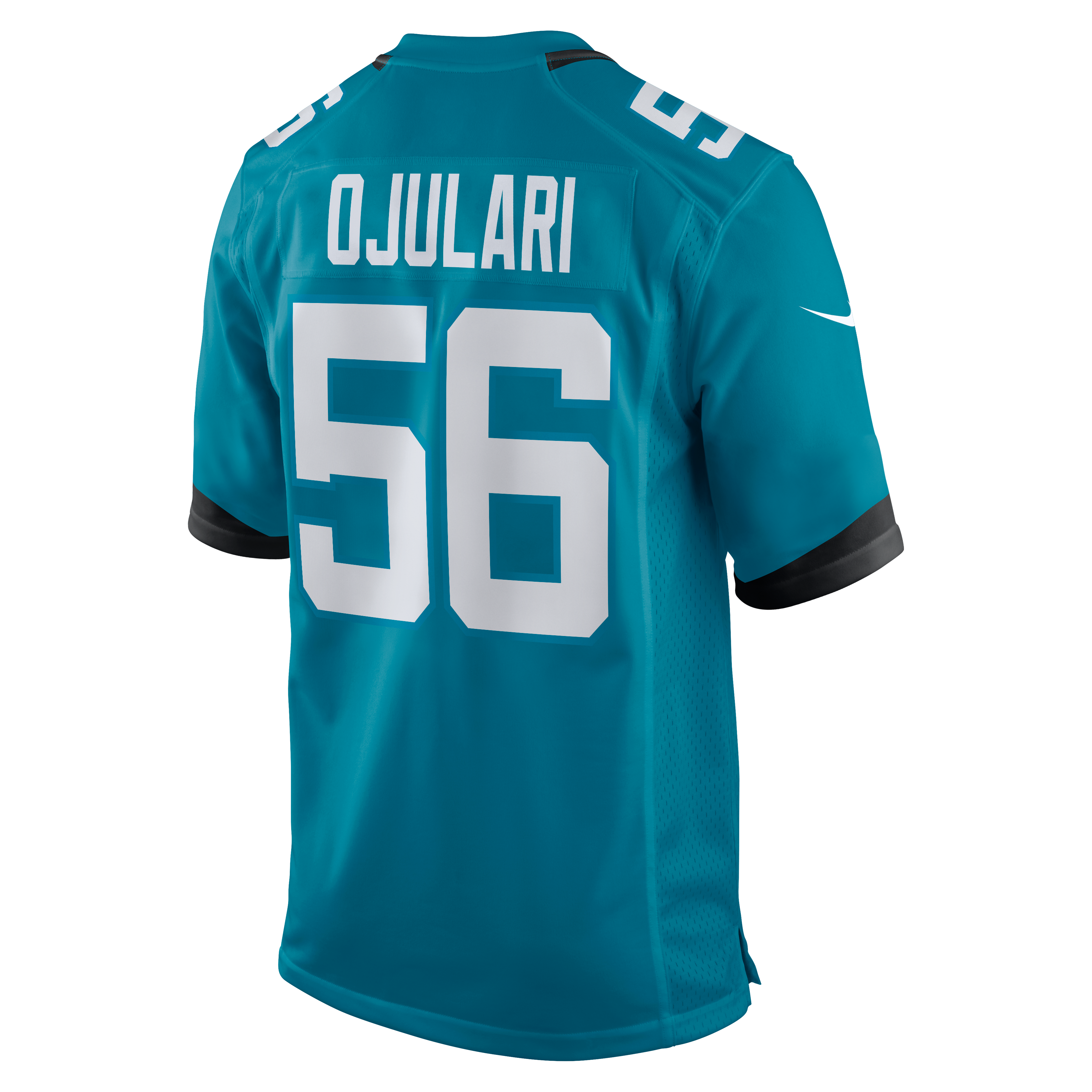 Men's Nike BJ Ojulari Teal Jacksonville Jaguars Team Game Jersey