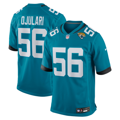 BJ Ojulari Jacksonville Jaguars Nike Team Game Jersey - Teal