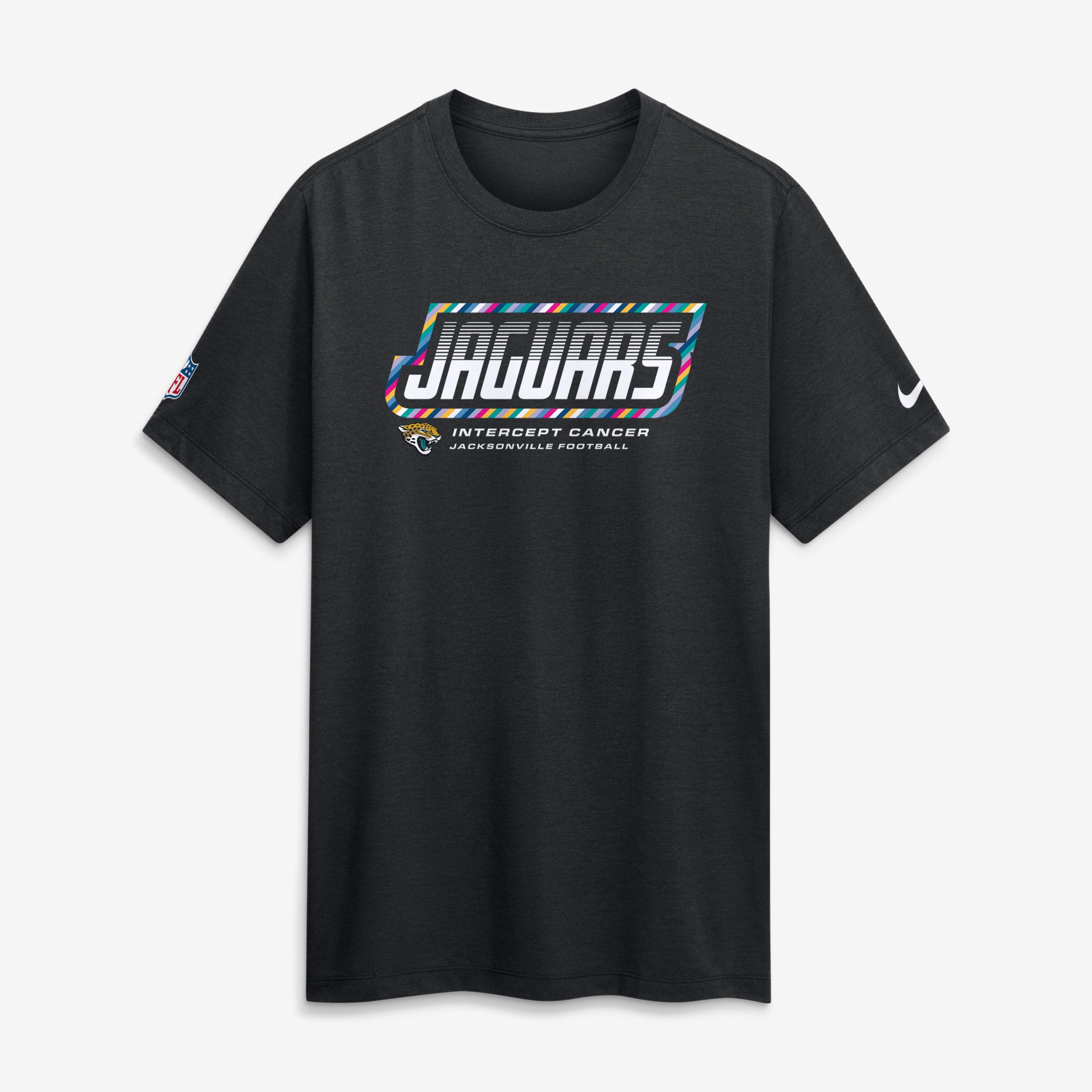 Men's Nike Black Jacksonville Jaguars 2026 NFL Crucial Catch Tri-Blend Dri-FIT T-Shirt