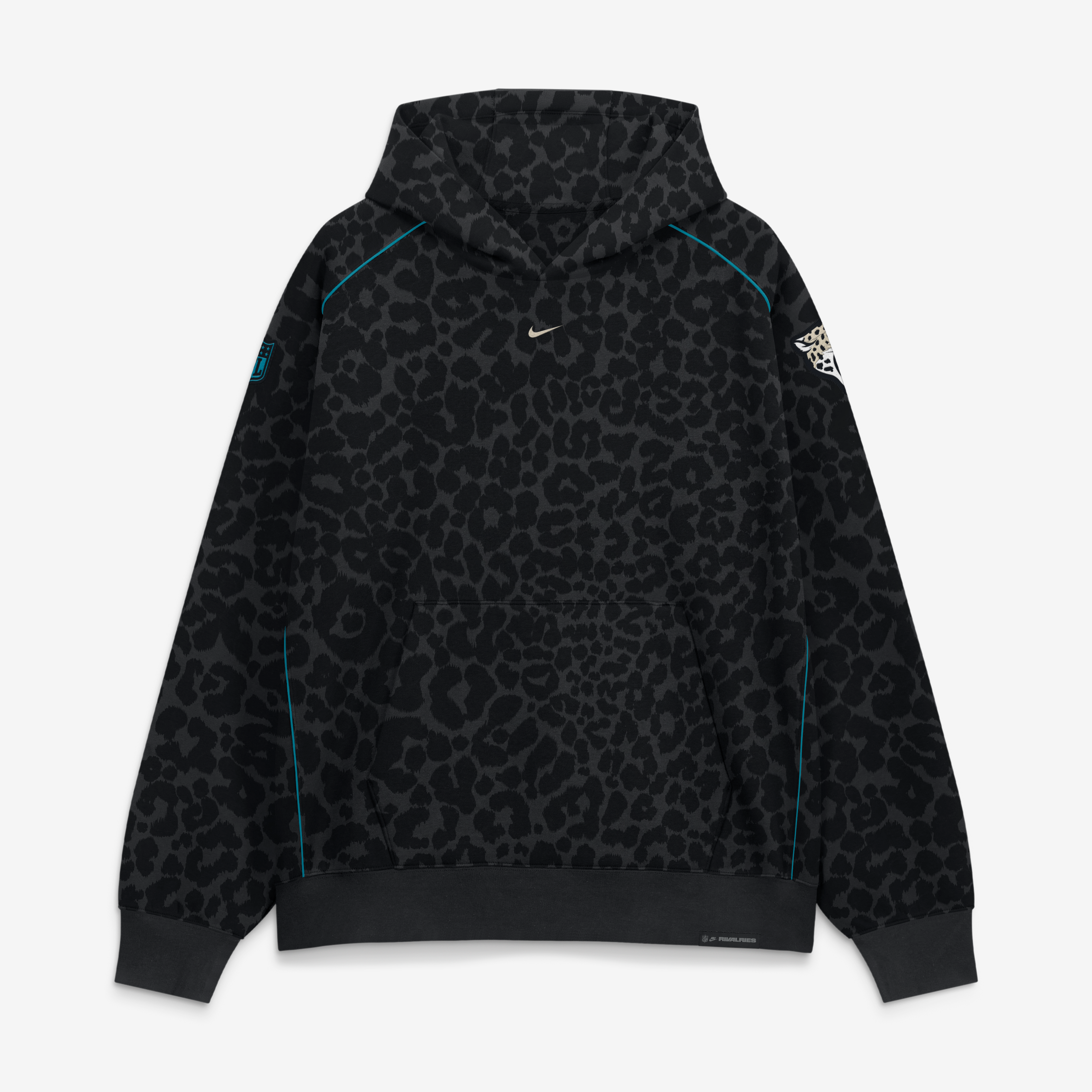 Sweat à capuche Nike Air noir pour homme, collection Rivalries 2026 des Jaguars de Jacksonville